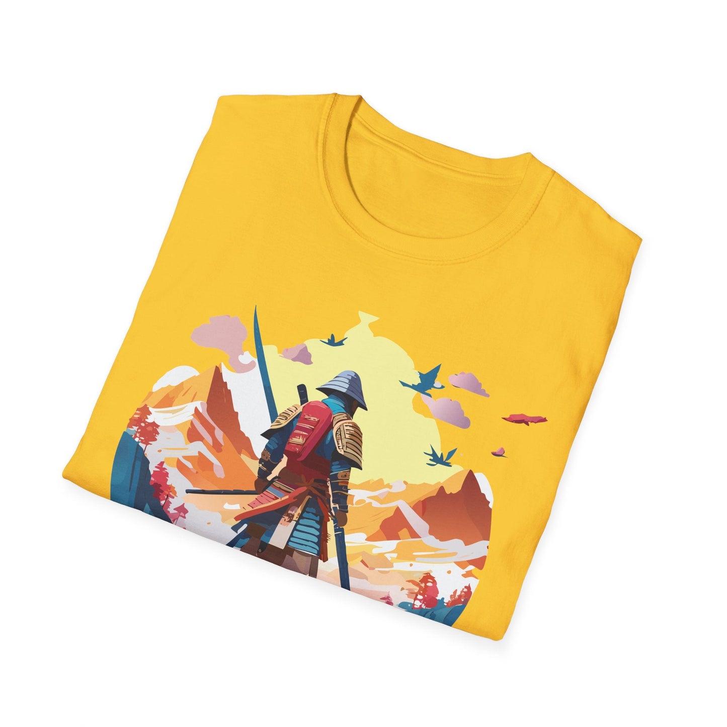 Samurai Shirt Unisex T Shirt Gildan Softstyle 64000 Cotton Tee For Everyday Comfort