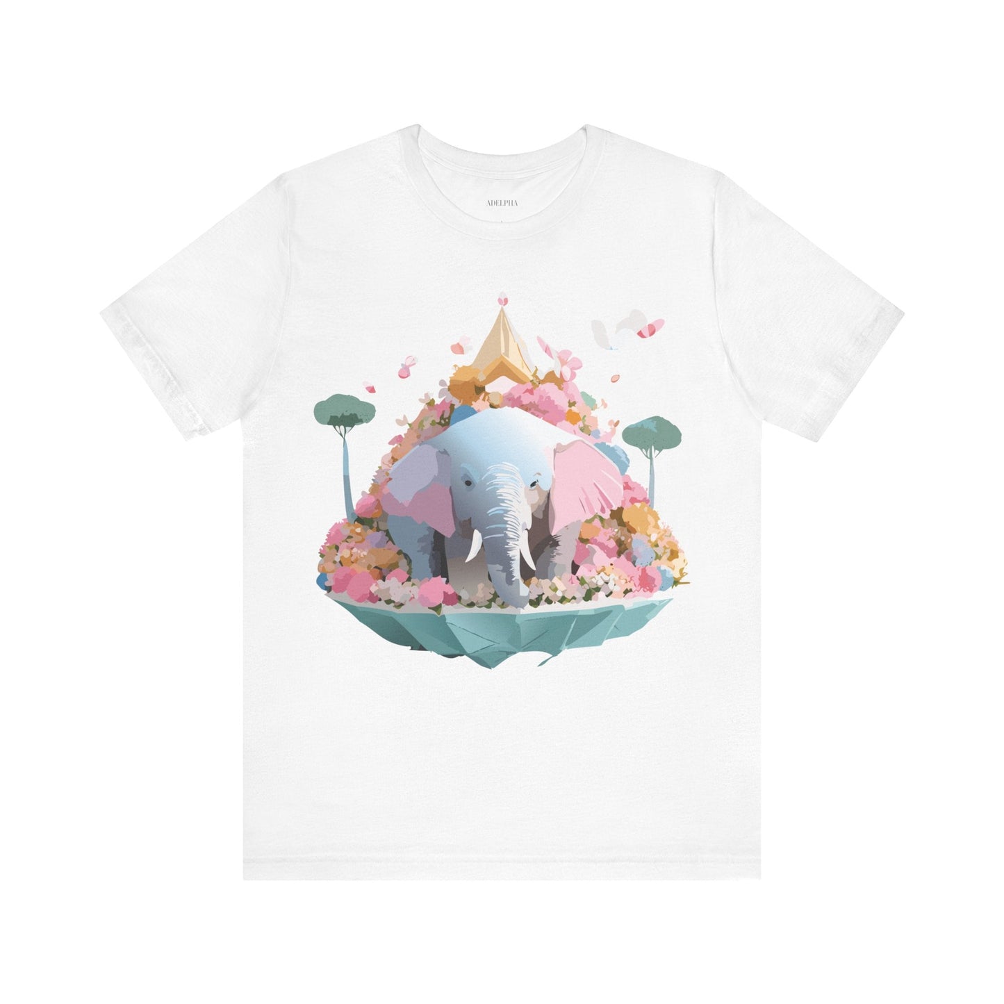 Elephant Graphic Unisex 100 Cotton Jersey Vintage Art Design Tee 19