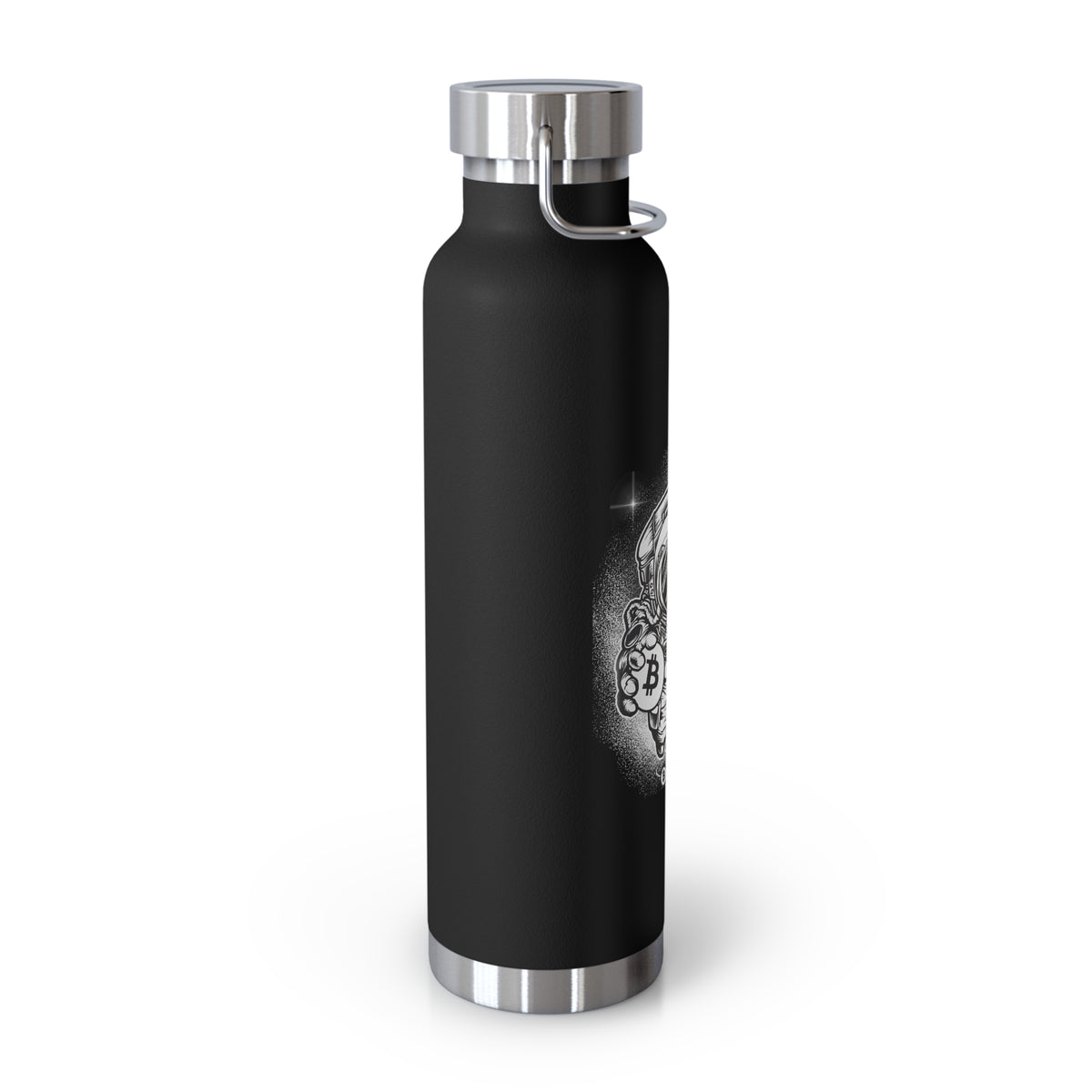 22oz Copper Insulated Water Bottle with Cartoon Design - CV4