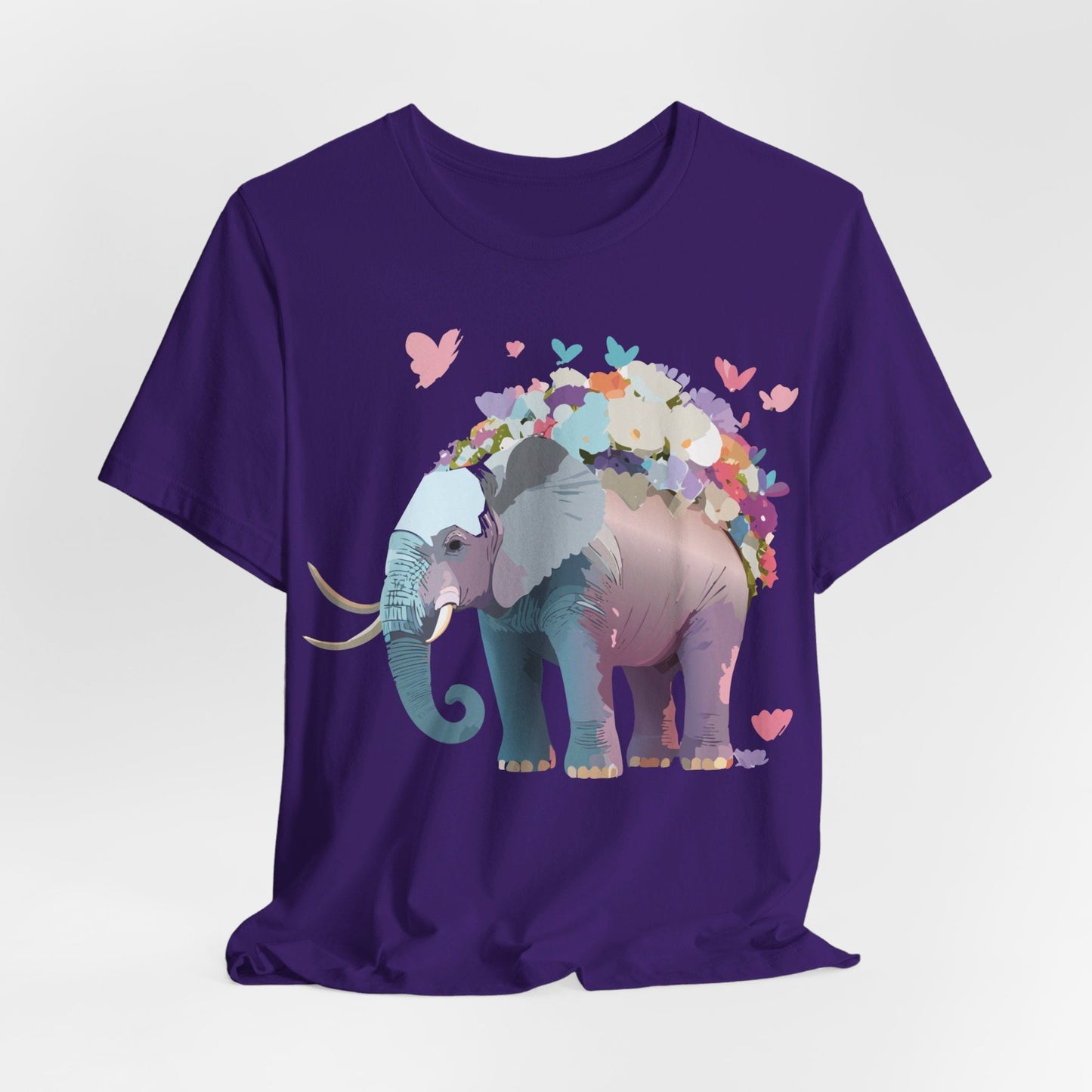 Elephant Shirt Graphic Tee Unisex Vintage Inspired Art Design By Adelpha Original Artwork