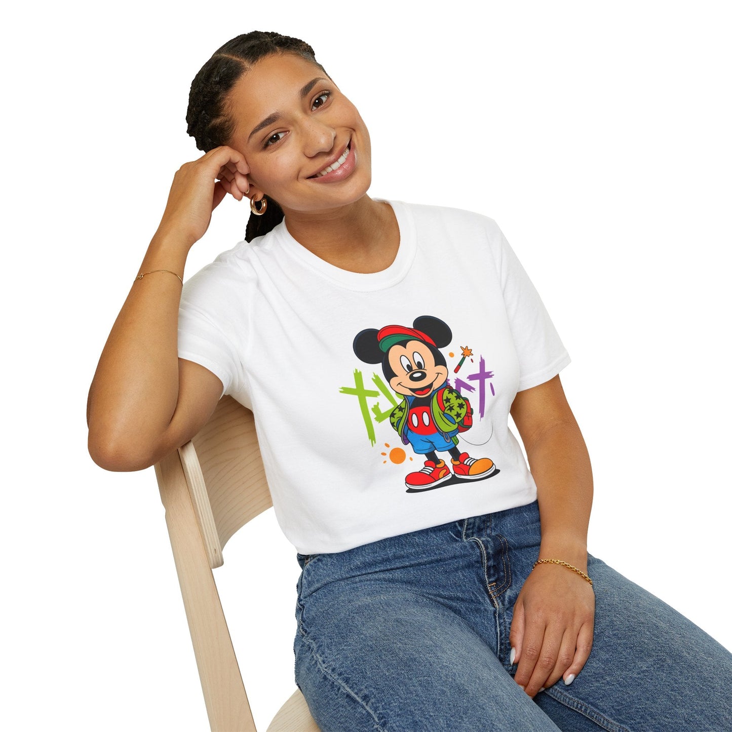 Unisex Cartoon T Shirt With Animation Artwork Funny Animals Tee For Casual Wear Everyday