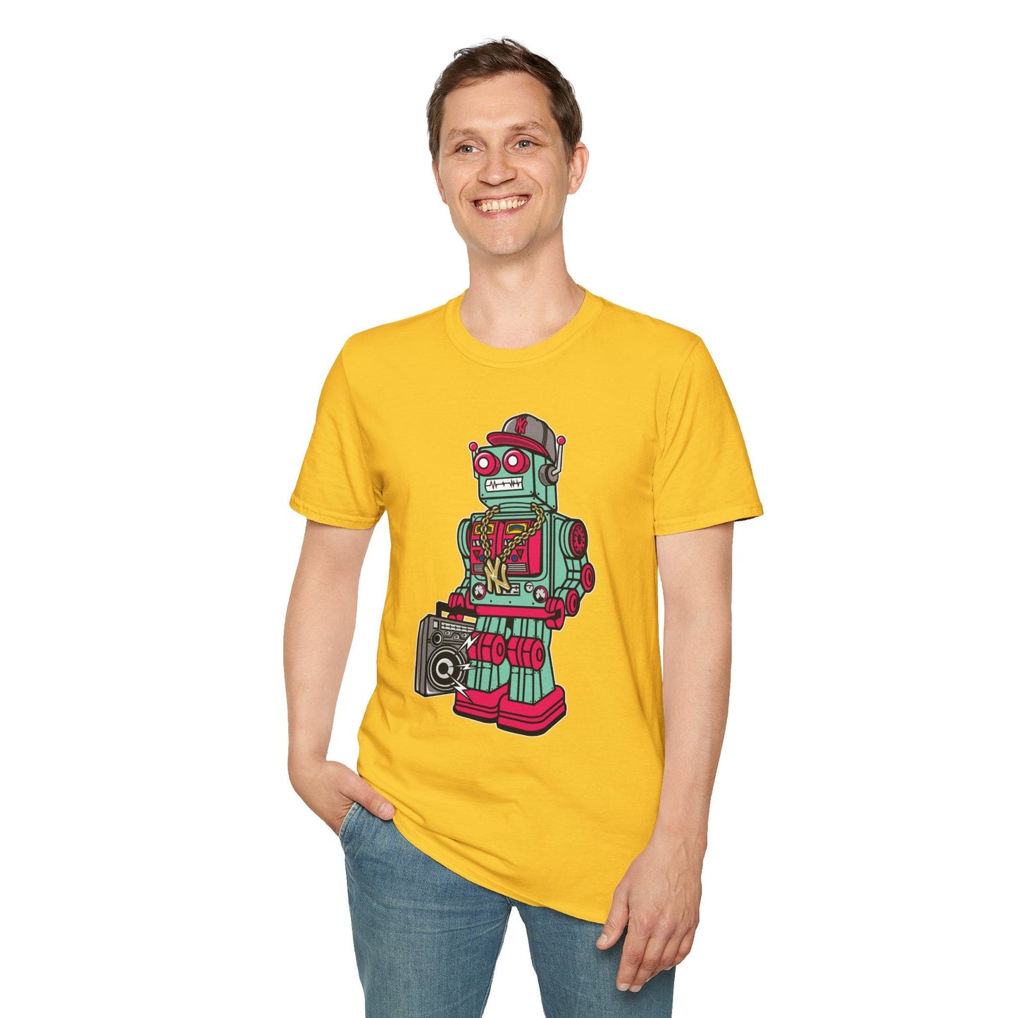 Cartoon T Shirt Animation Tee Funny Unisex Gildan Softstyle 64000 Ring Spun Cotton