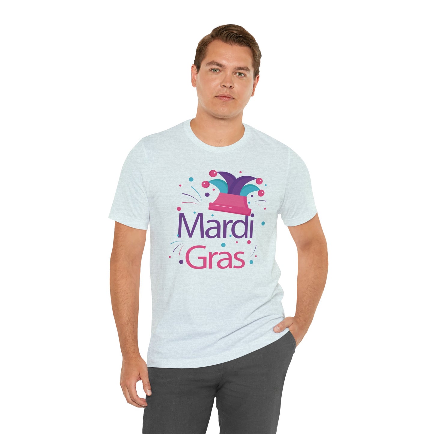 Tee-shirt en coton unisexe pour Mardi Gras