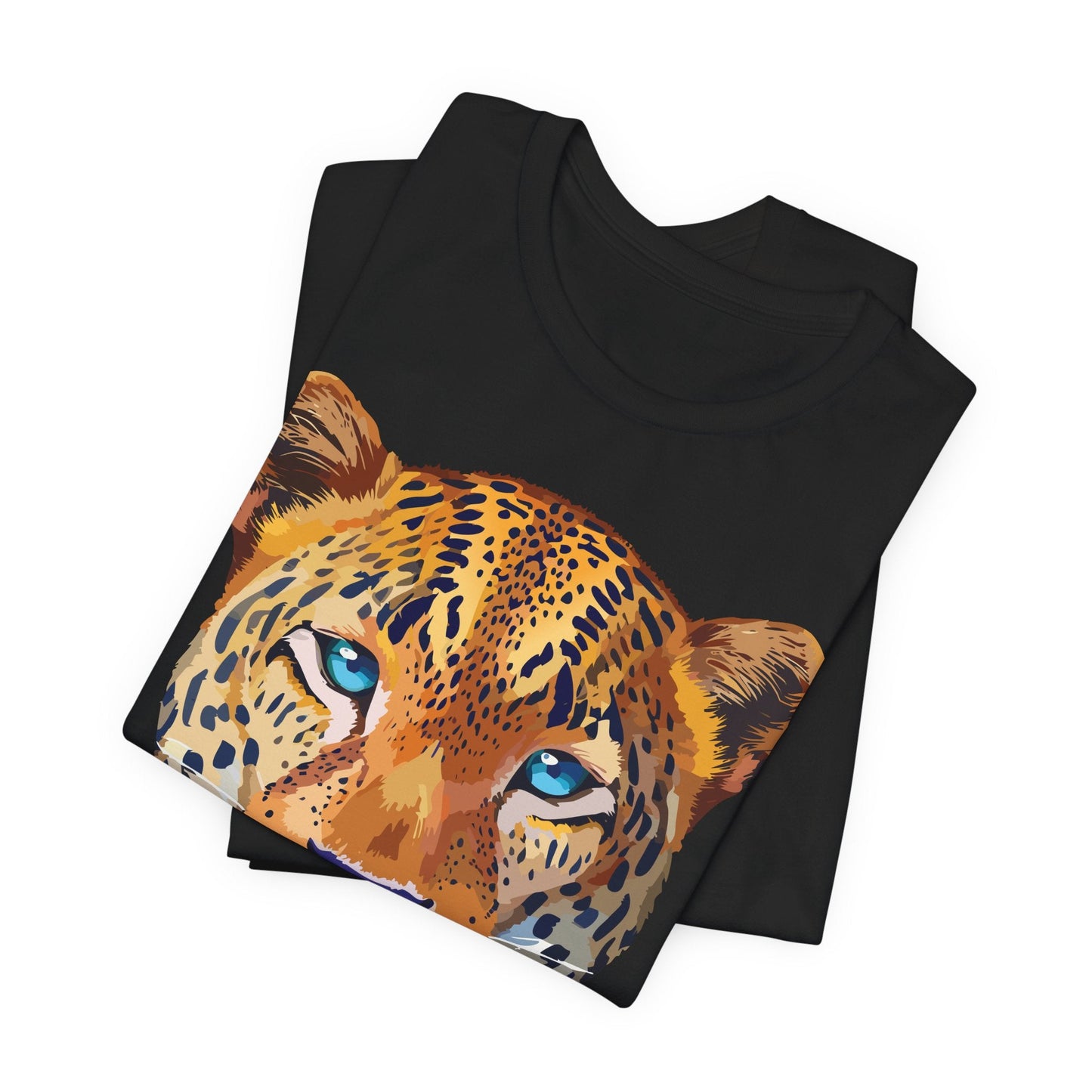 Unisex Animal Print Tee Shirt With Art Design Wild Animals Graphic Tee For Everyday Wear