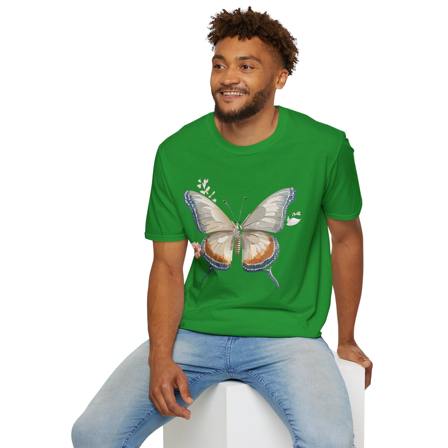 Butterfly Shirt Unisex Softstyle T Shirt Gildan 64000 Monarch Butterfly Tee Everyday Comfort
