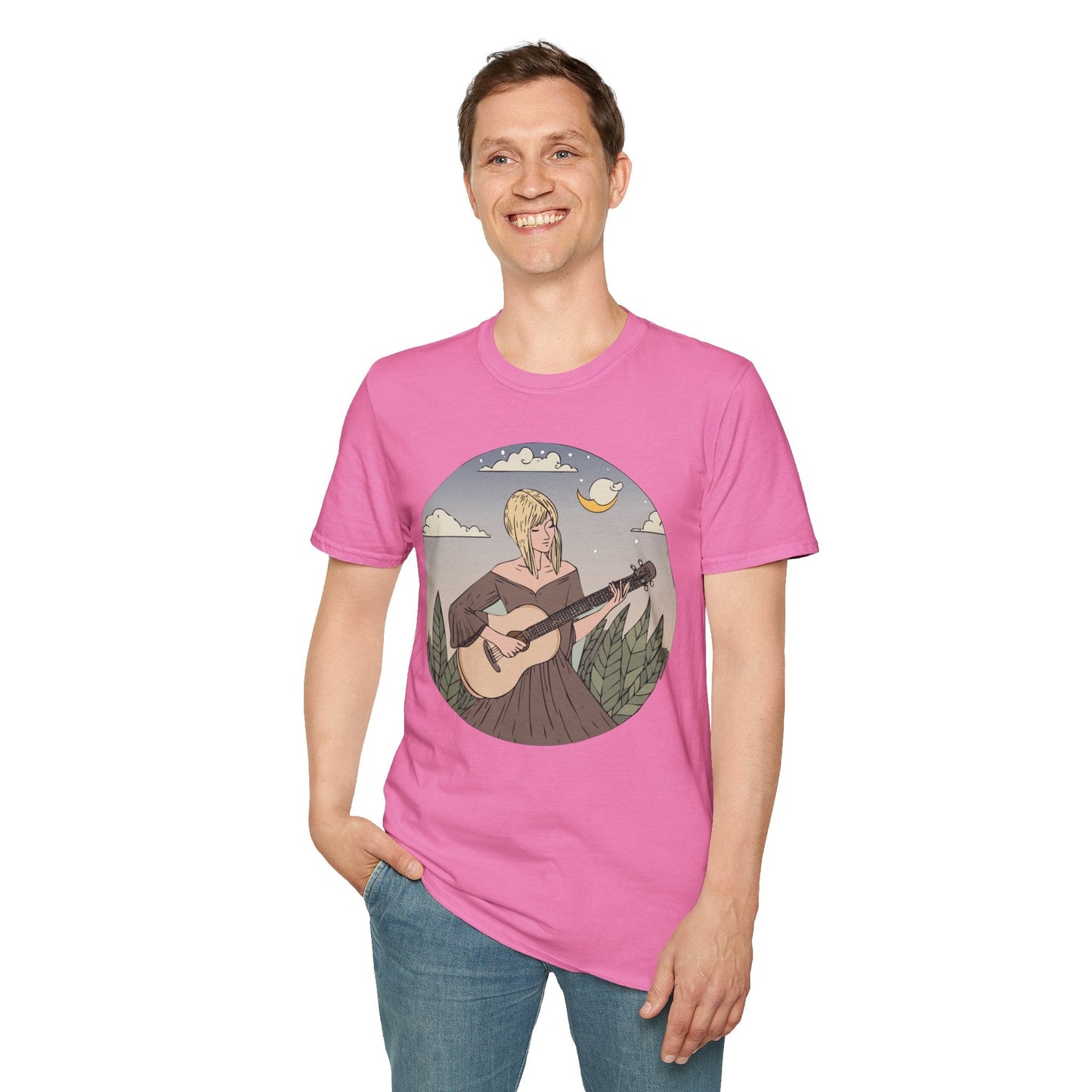 Womens Graphic T Shirts Art Design Shirt Softstyle Unisex Cotton Tee 100 Percent Comfort
