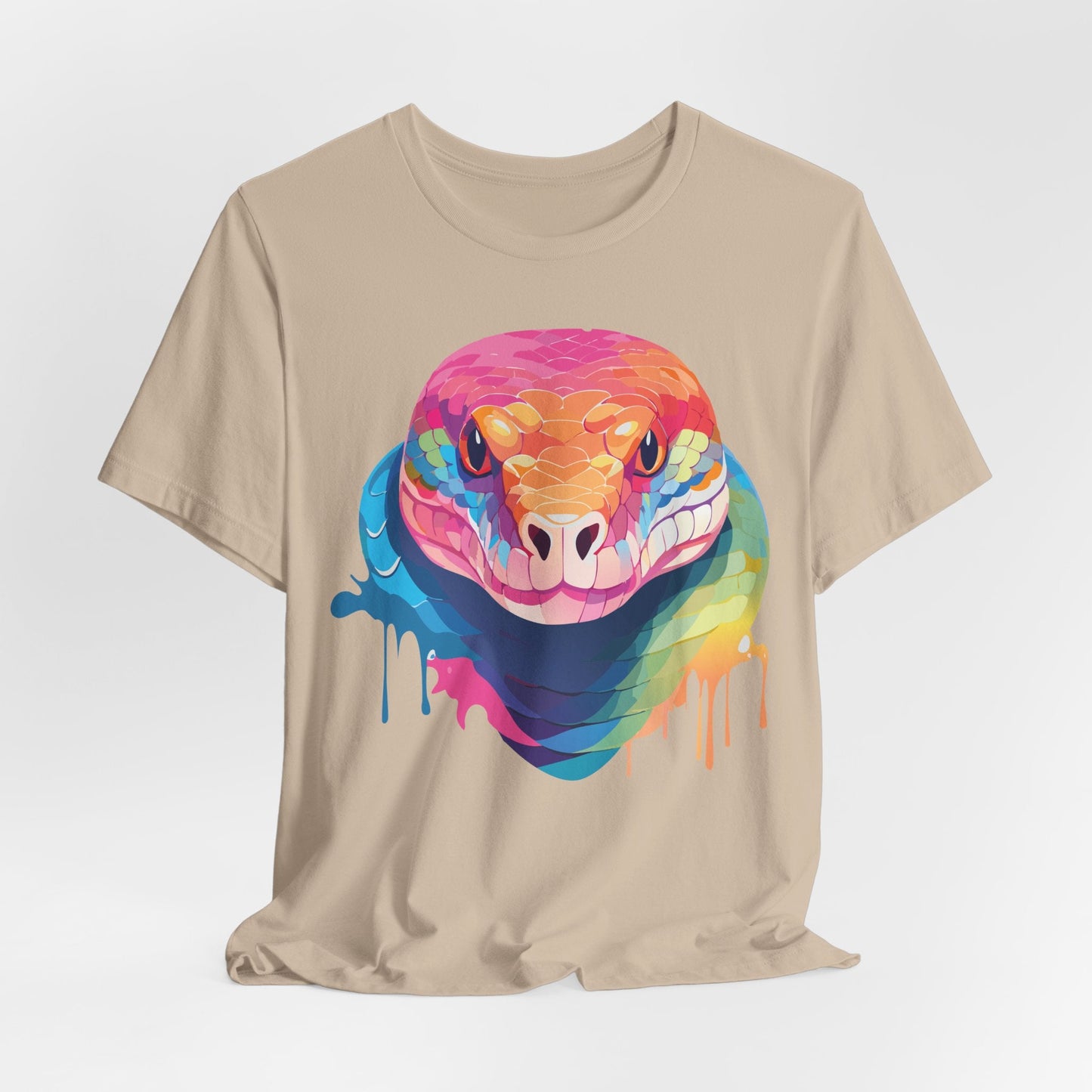 Unisex Animal Shirt With Art Design Wild Animals Graphic Print Casual Short Sleeve Tee