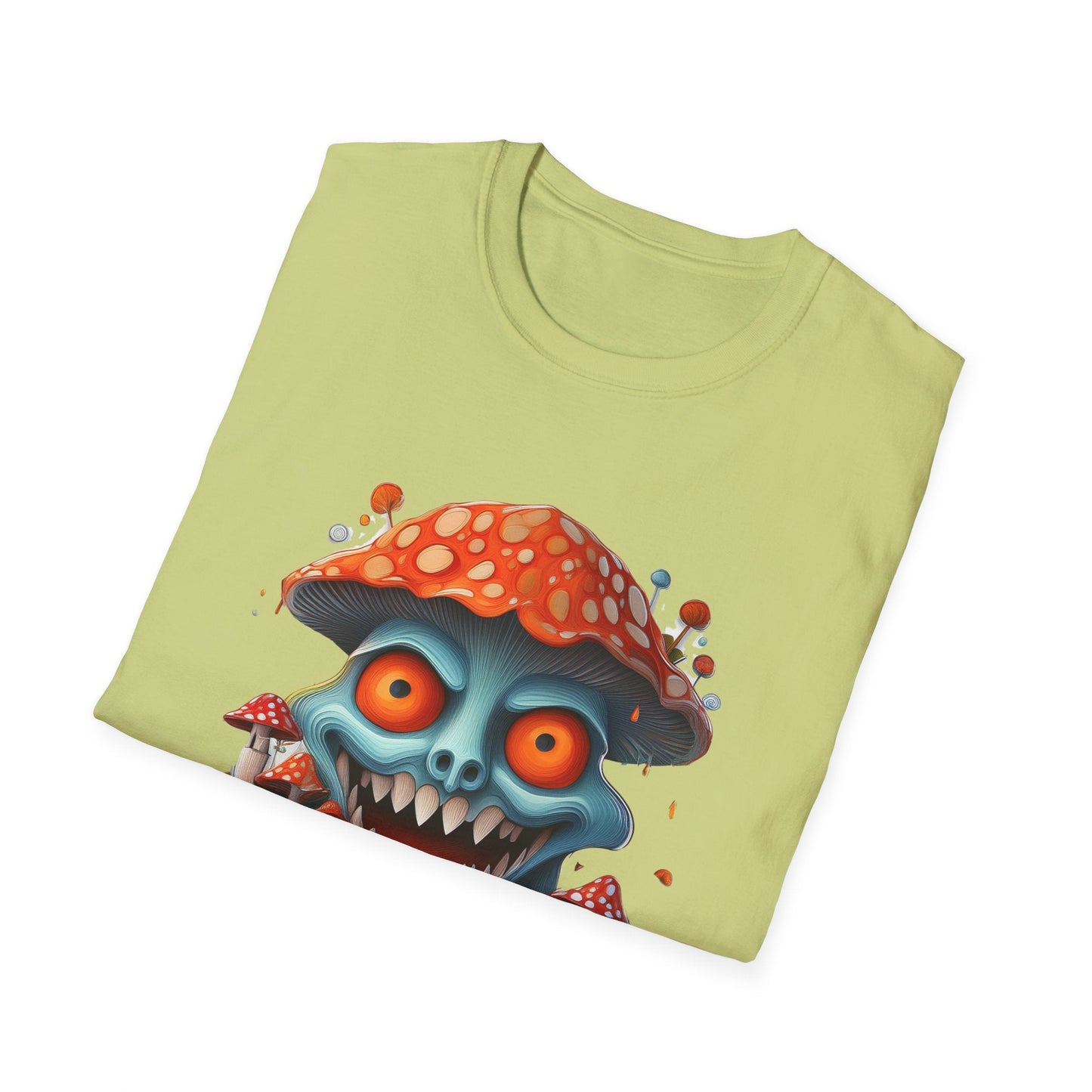 Mashroom Tee Shirt Unisex Softstyle Gildan 64000 Short Sleeve Tee With Funny Mashroom Fungus