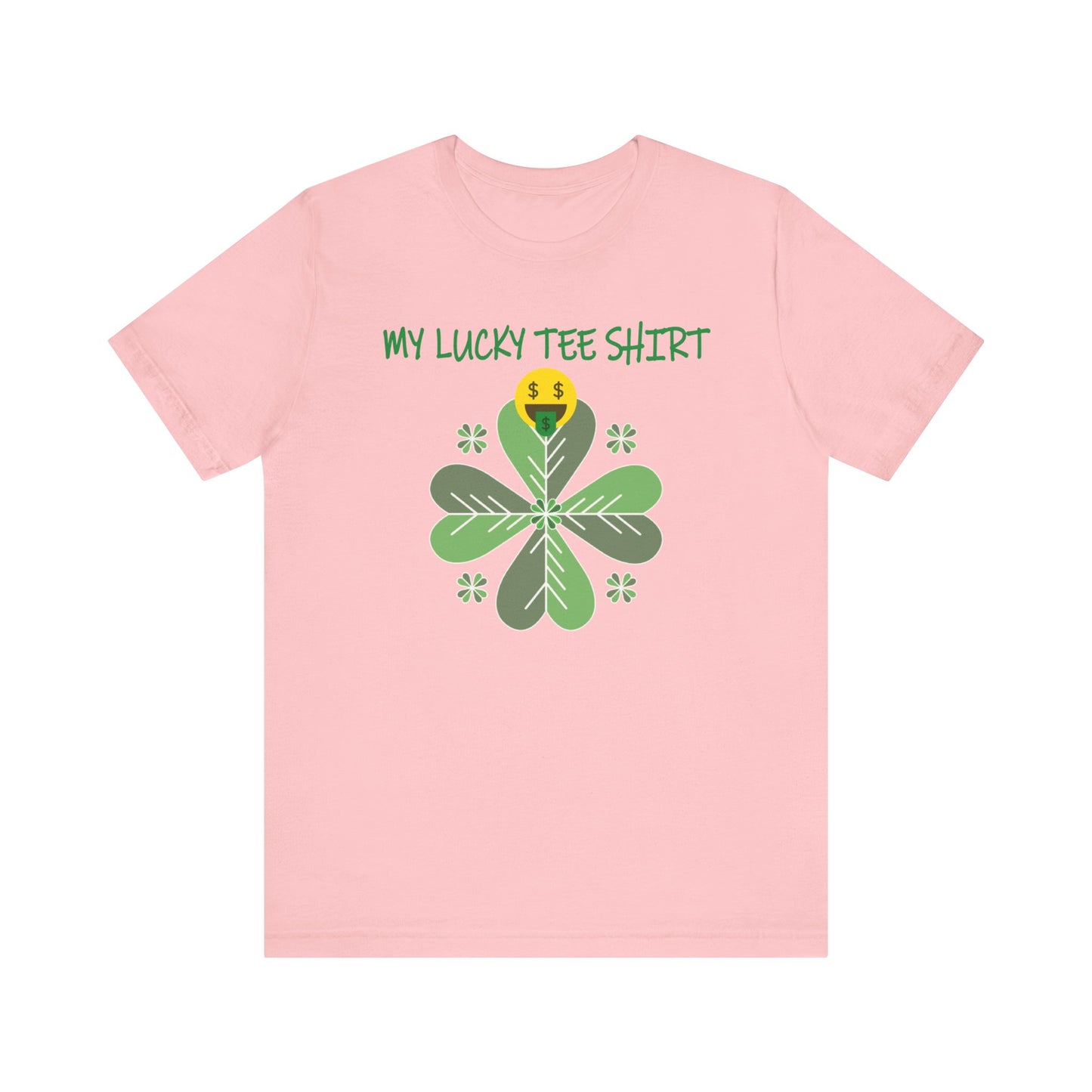 Unisex Cotton Tee Shirt with Lucky Prints