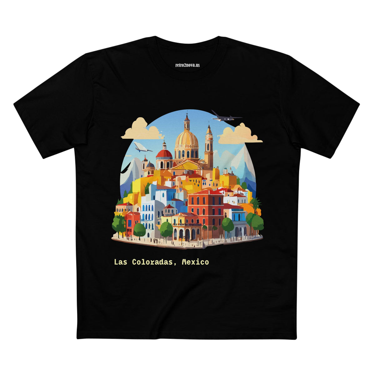 Las Coloradas Mexico Cityscape tee | Travel souvenir tee