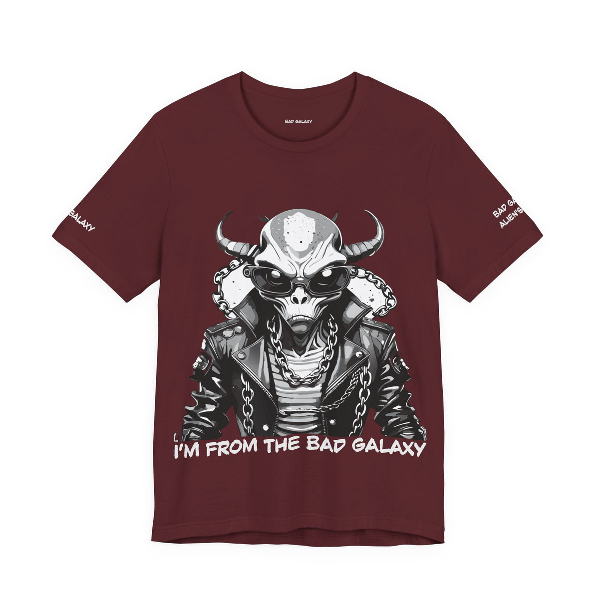 Alien Graphic Unisex Cotton Bella+Canvas Tee with Art Design b72