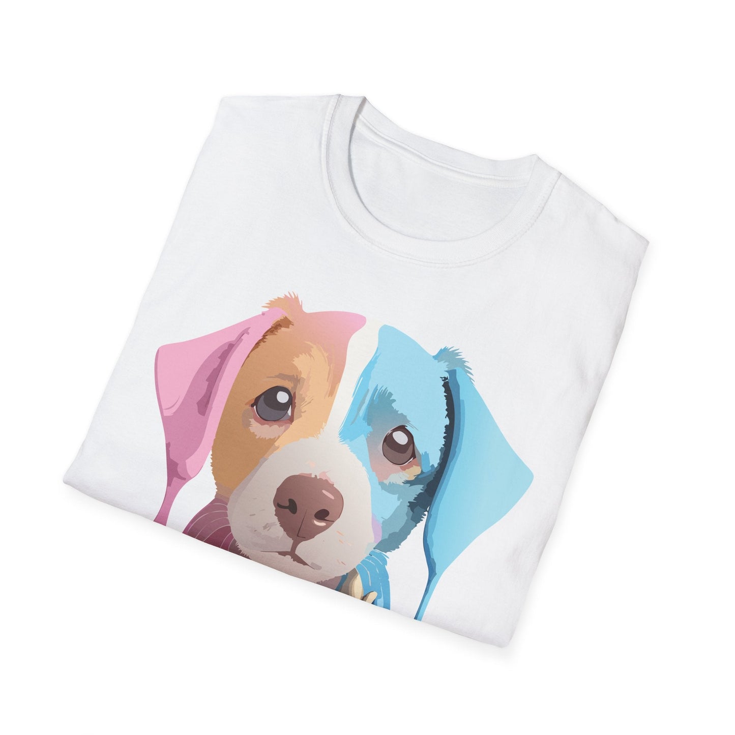 Unisex Dog Shirt Animal Tee Gildan Softstyle 64000 Cotton Tee