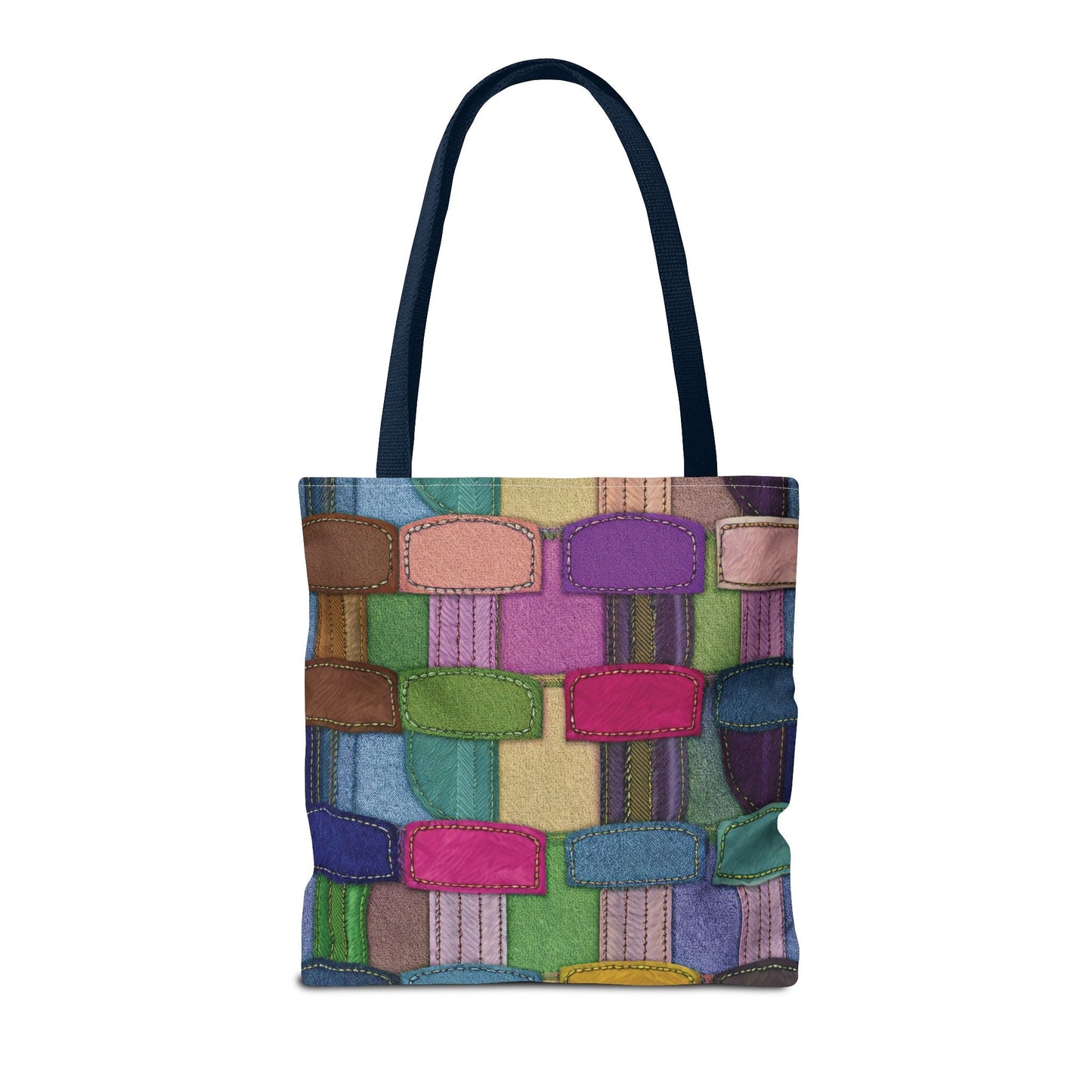 Denim Canvas Bag, Tote Bag Denim Printify