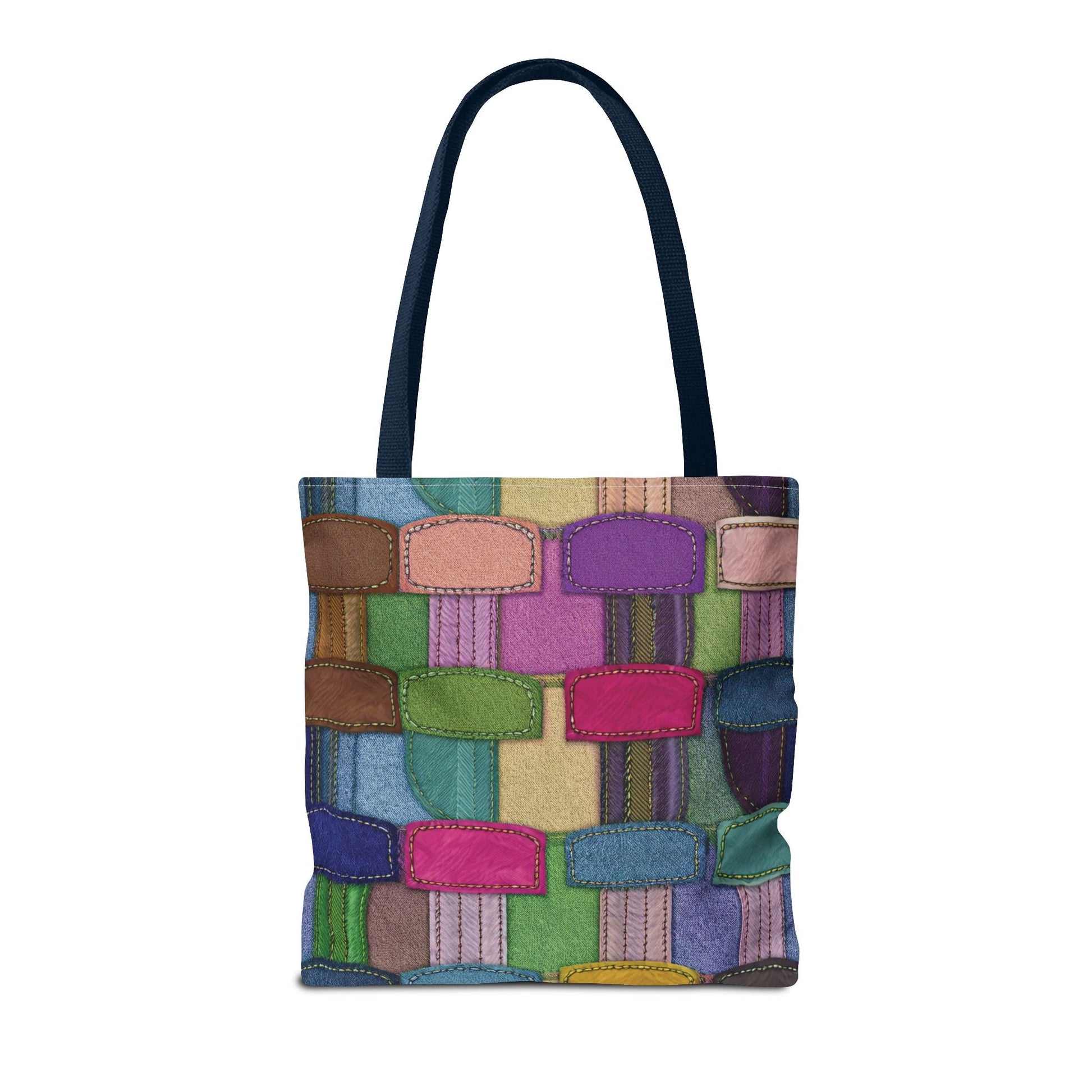 Denim Canvas Bag, Tote Bag Denim Printify