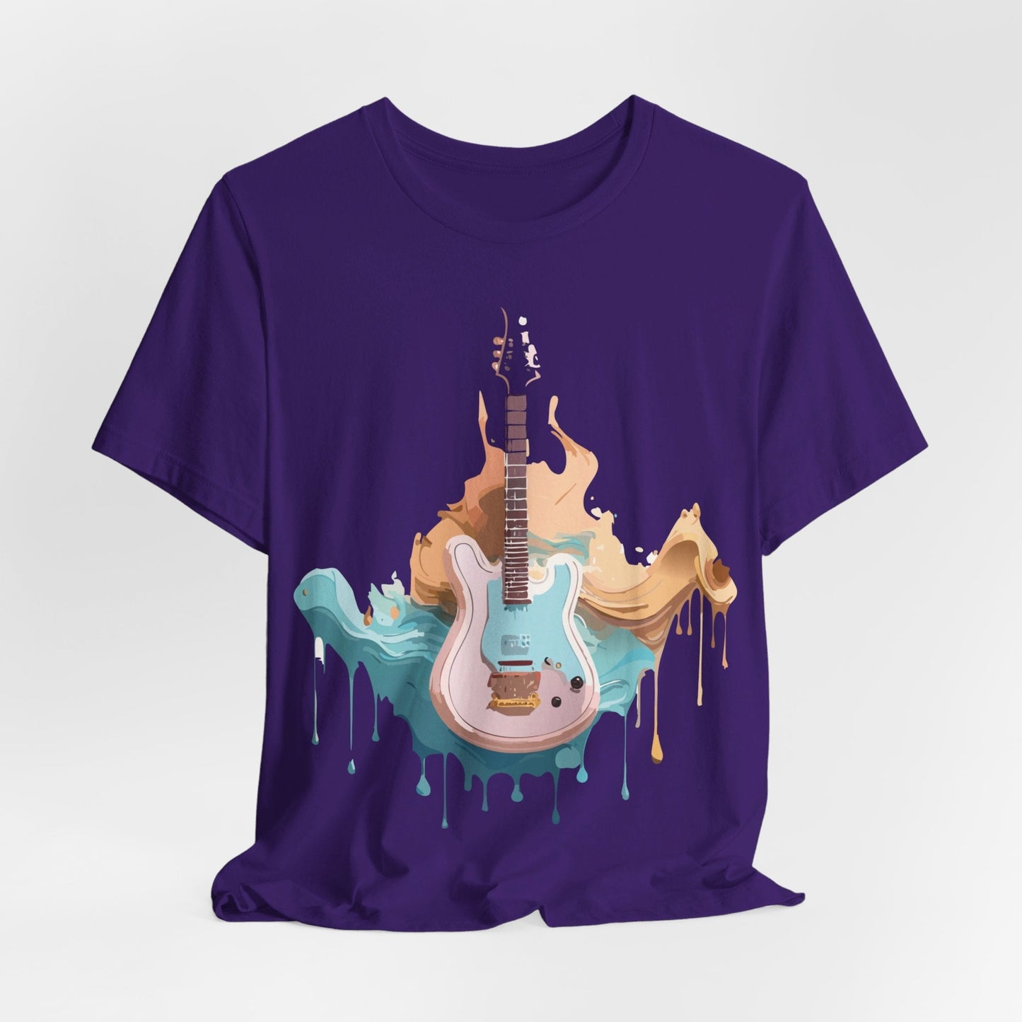 Music Graphic Unisex 100 Cotton Vintage Art with Musical Elements Tee 51