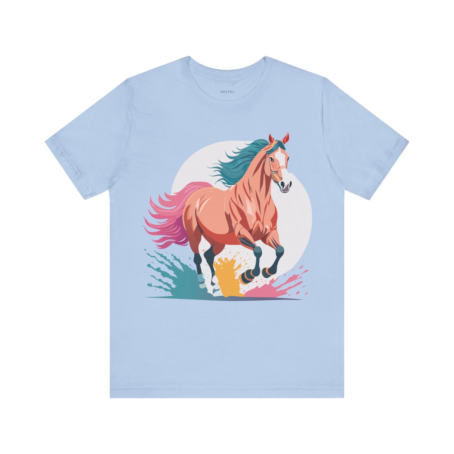 Horse Graphic Unisex 100 Cotton Vintage Animal Art T-Shirt 19