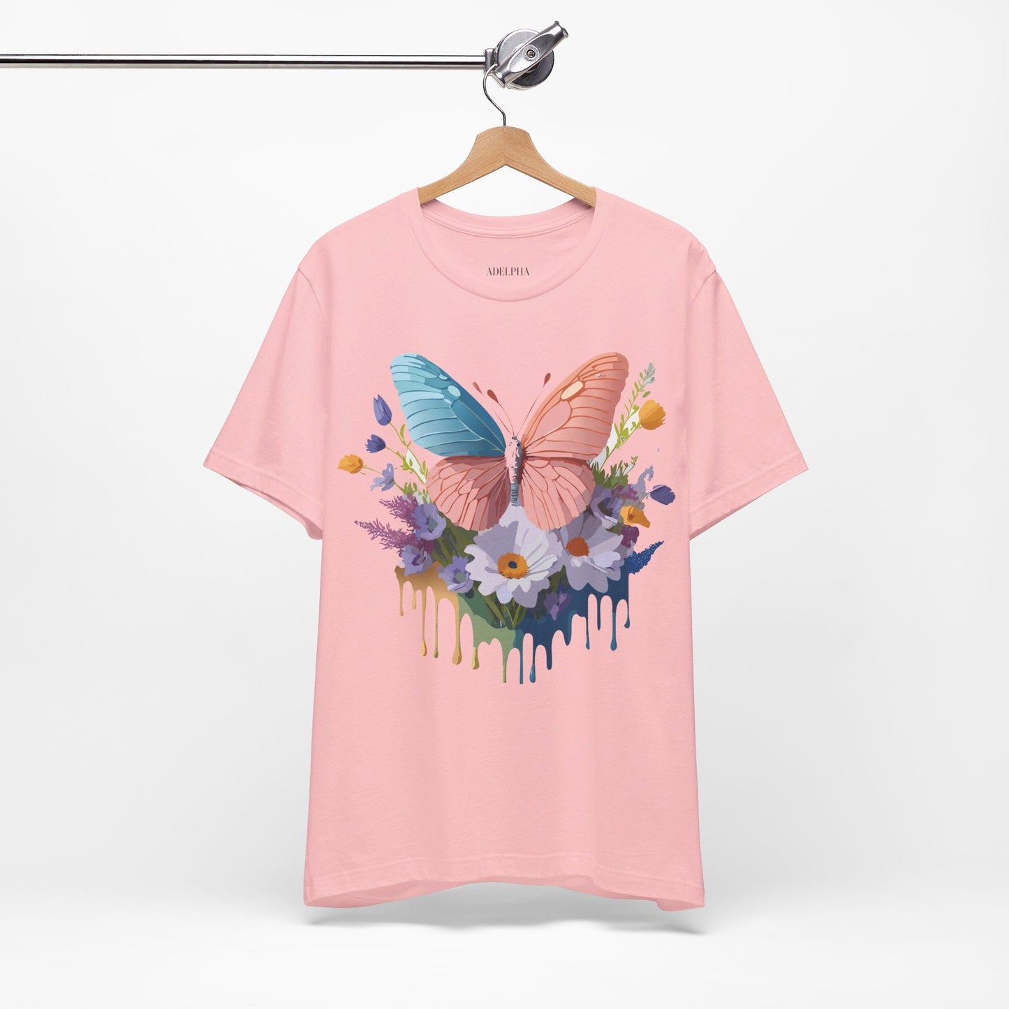 Butterfly Graphic Tee Unisex Art Design Shirt With Vintage Adelpha Artwork
