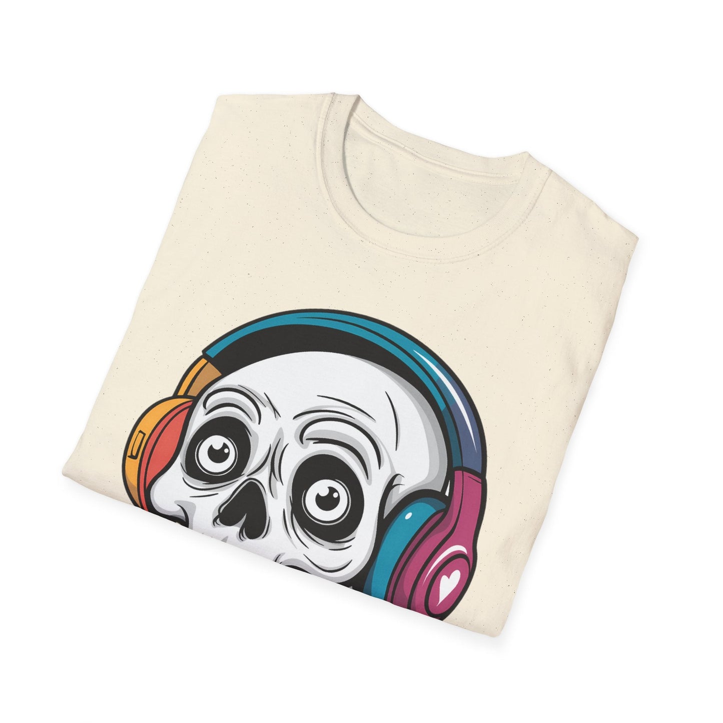 Skull Tee Shirt Unisex Skeleton Shirt With Skull Artwork Gildan Softstyle Cotton Tee