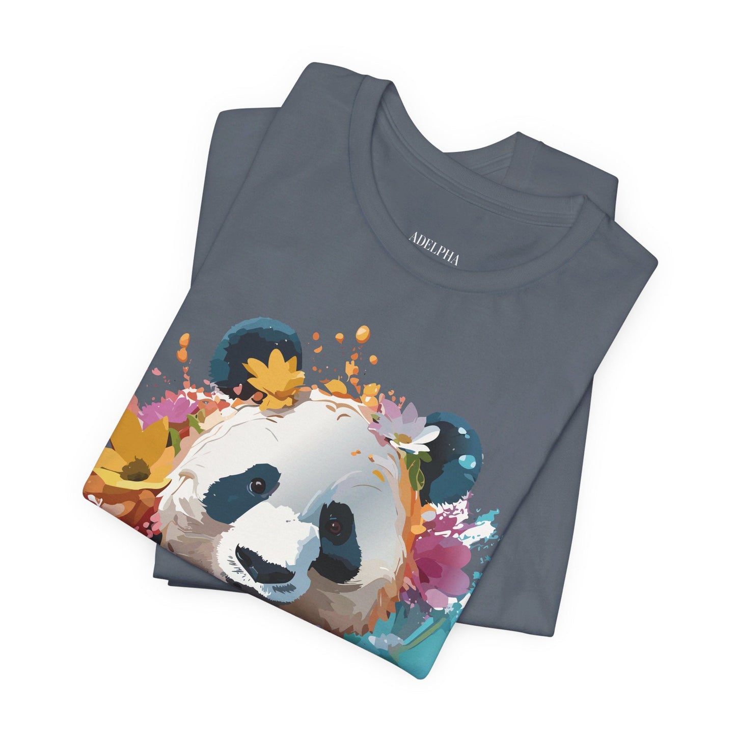 Adelpha Panda Graphic Tee Unisex Short Sleeve Vintage Inspired Artwork Shirt Premium Quality
