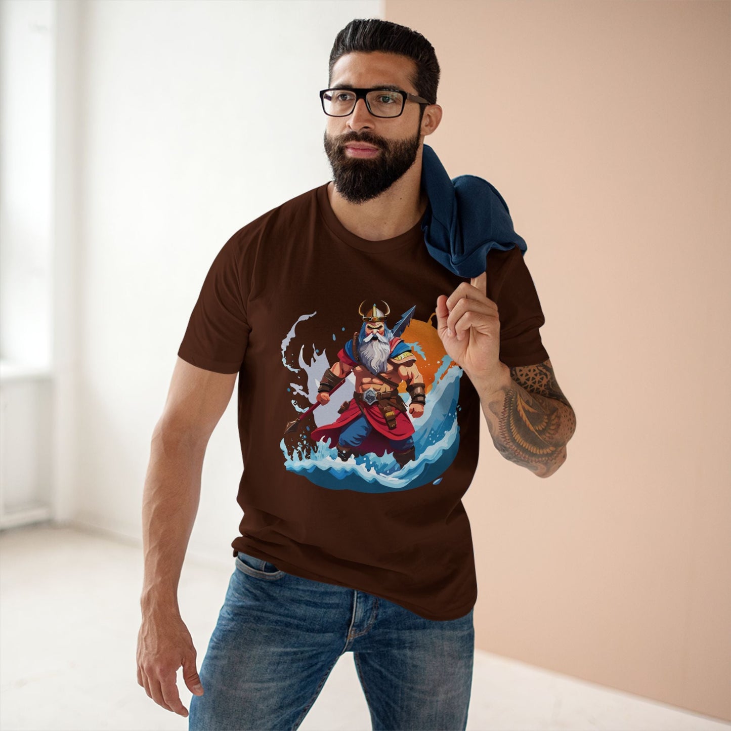 Viking Graphic Unisex 100 Cotton Staple Tee 16
