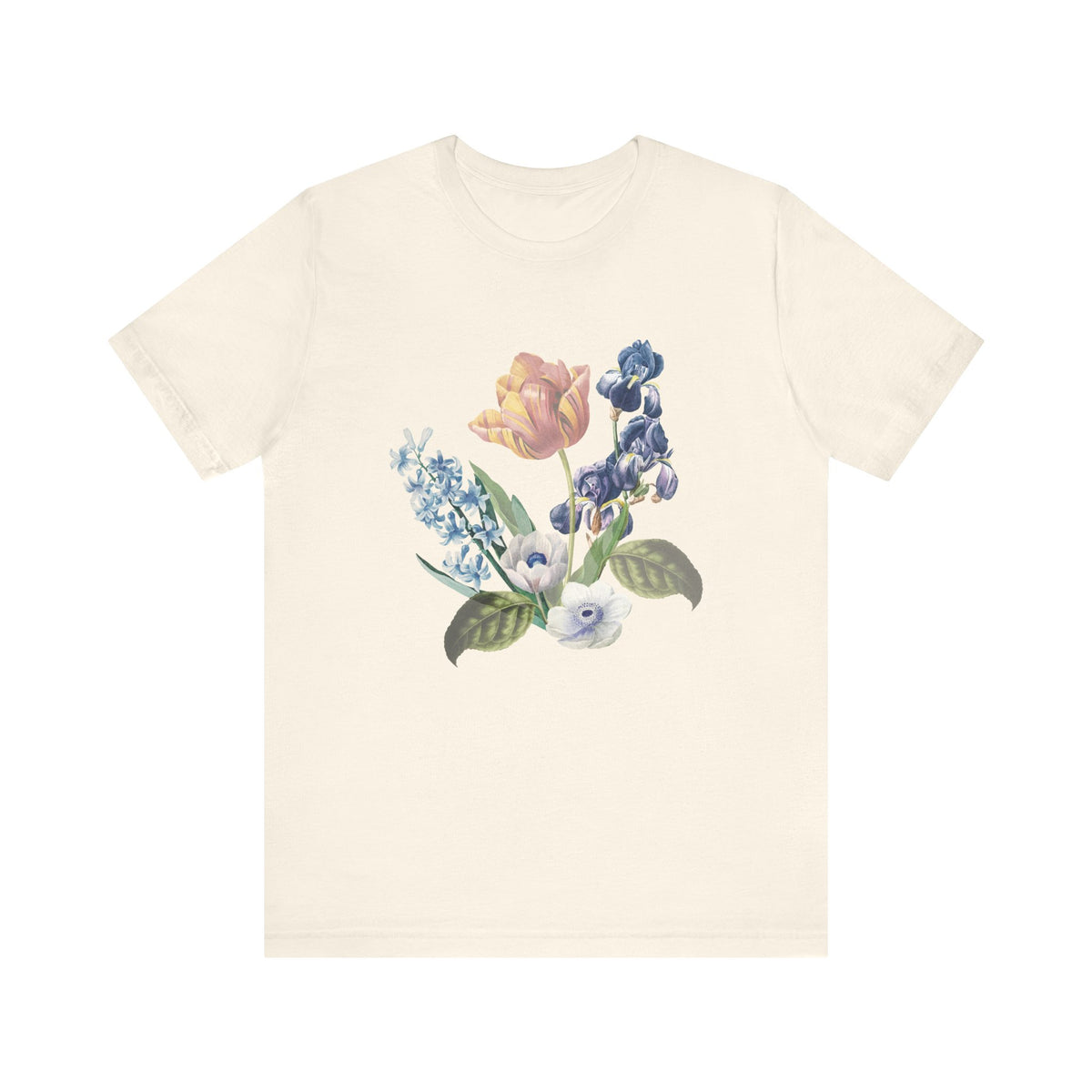 Floral Graphic Tee Shirt - Bella+Canvas Unisex 100 Cotton 52