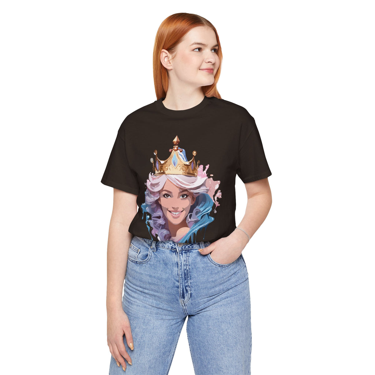 Music Graphic Unisex Cotton Bella+Canvas Tee with Art Design n196