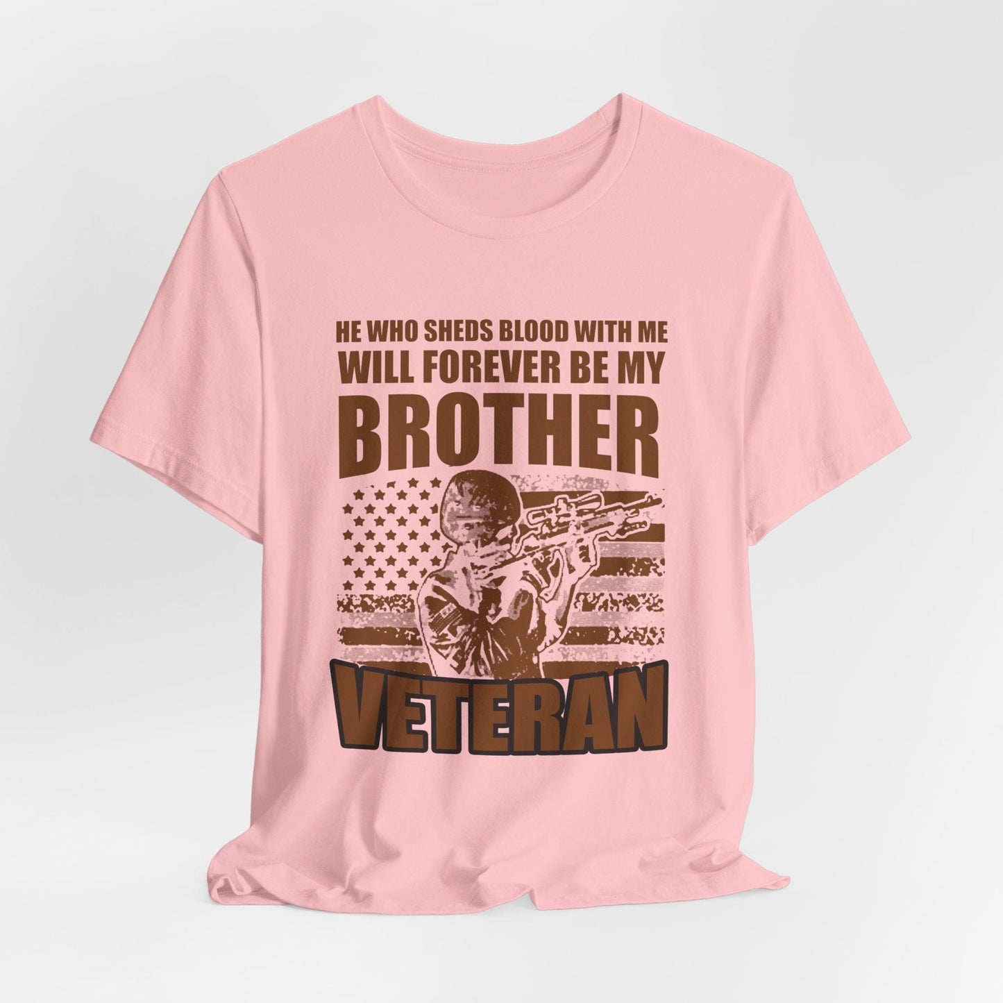 Army Veteran Patriotic Graphic Design Unisex Cotton T-Shirt v47