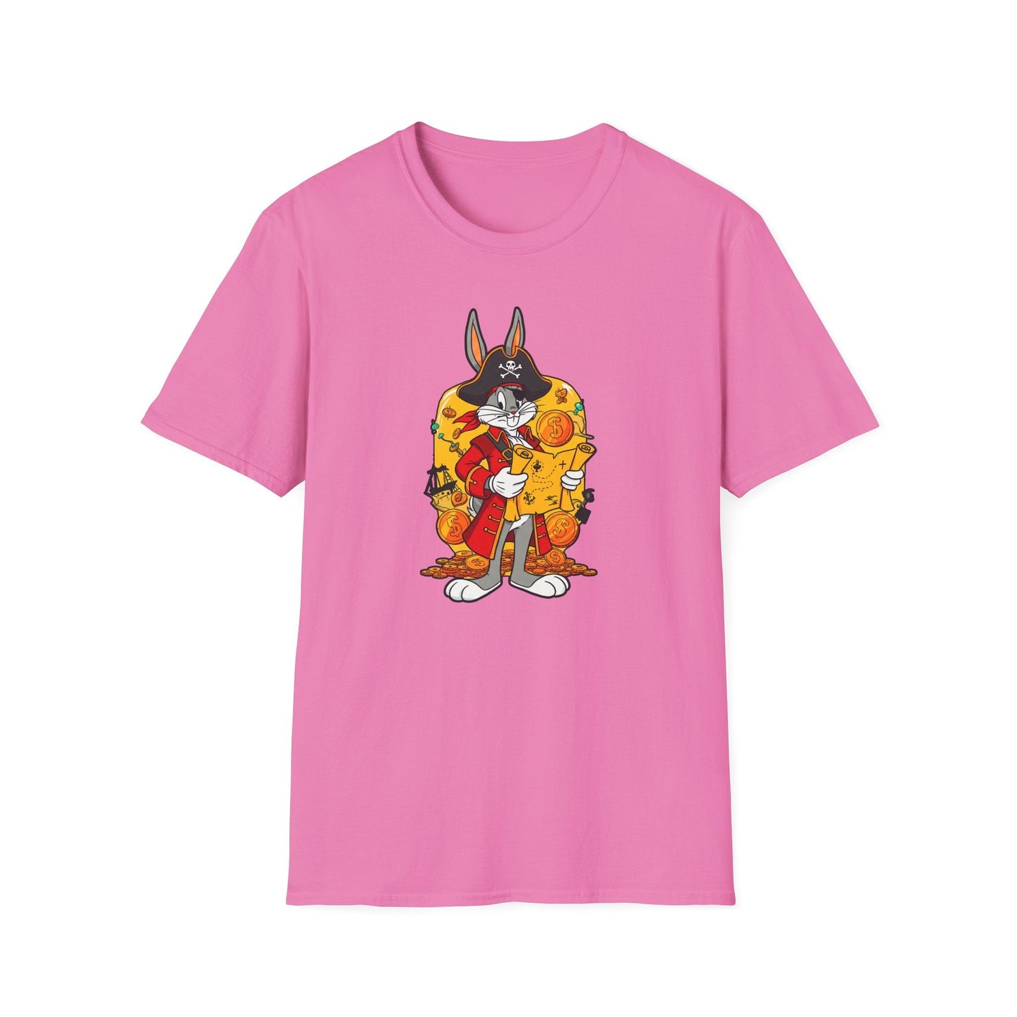 Bugs Bunny Shirt Unisex T Shirt Cartoon Design Animation Tee Gildan Softstyle 64000