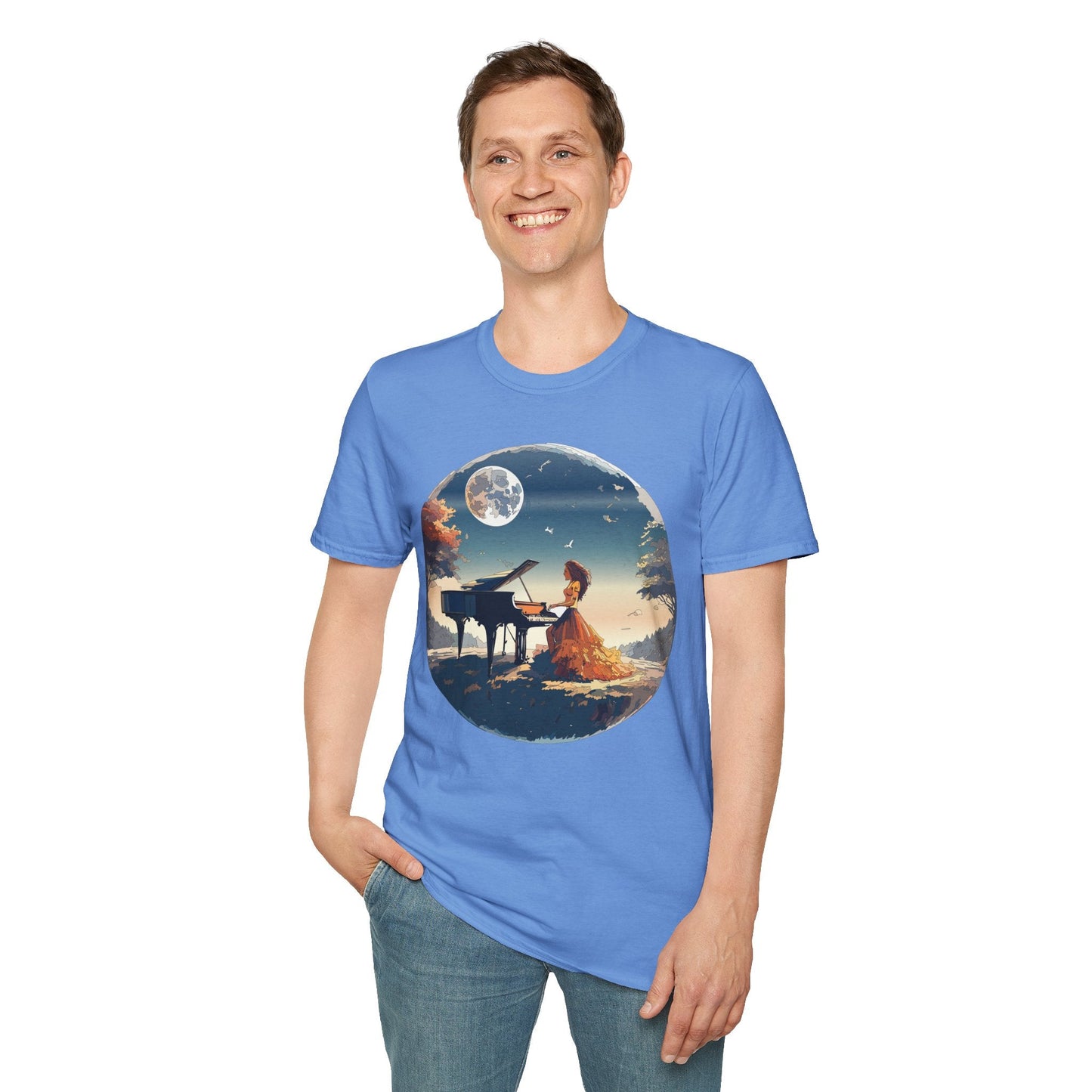 Womens Graphic T Shirt Art Design Gildan Softstyle Tee 100 Percent Ring Spun Cotton Unisex