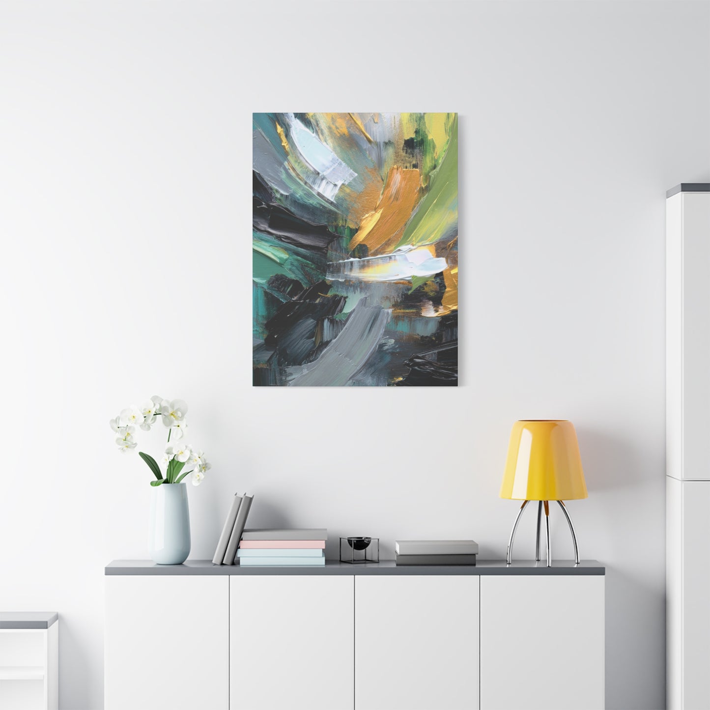 Abstract Oil Painting Print Canvas 20x24,20x30,24x30 24x32,24x36,30x40 32x48,36x48,40x60 Pine-Wood Inner Frame ABS-80
