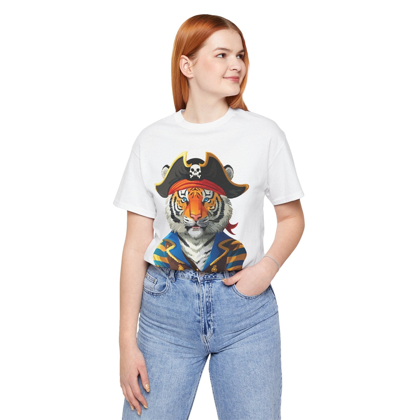 Unisex Animal Tee Shirt Art Design With Wild Animals Gildan Softstyle Cotton T Shirt