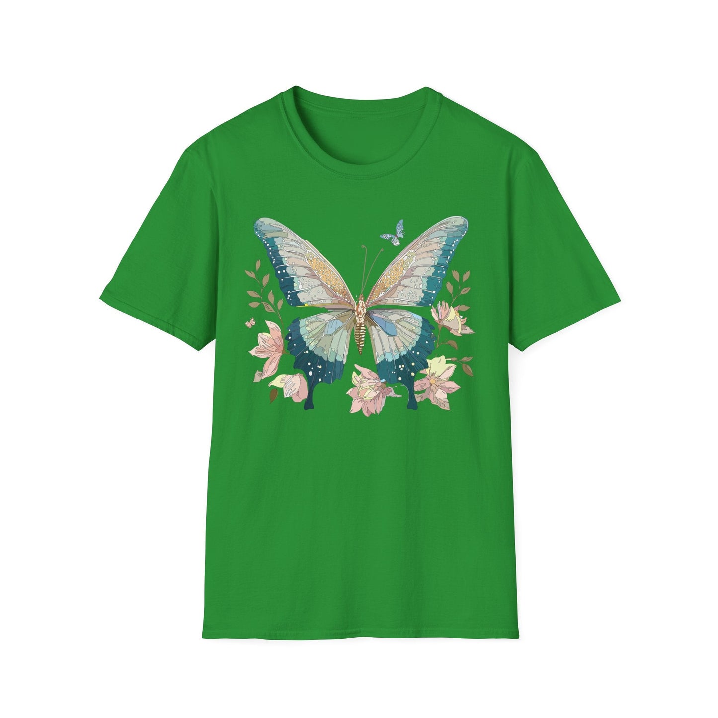 Butterfly T Shirt Unisex Softstyle Short Sleeve Gildan 64000 Monarch Inspired Shirt