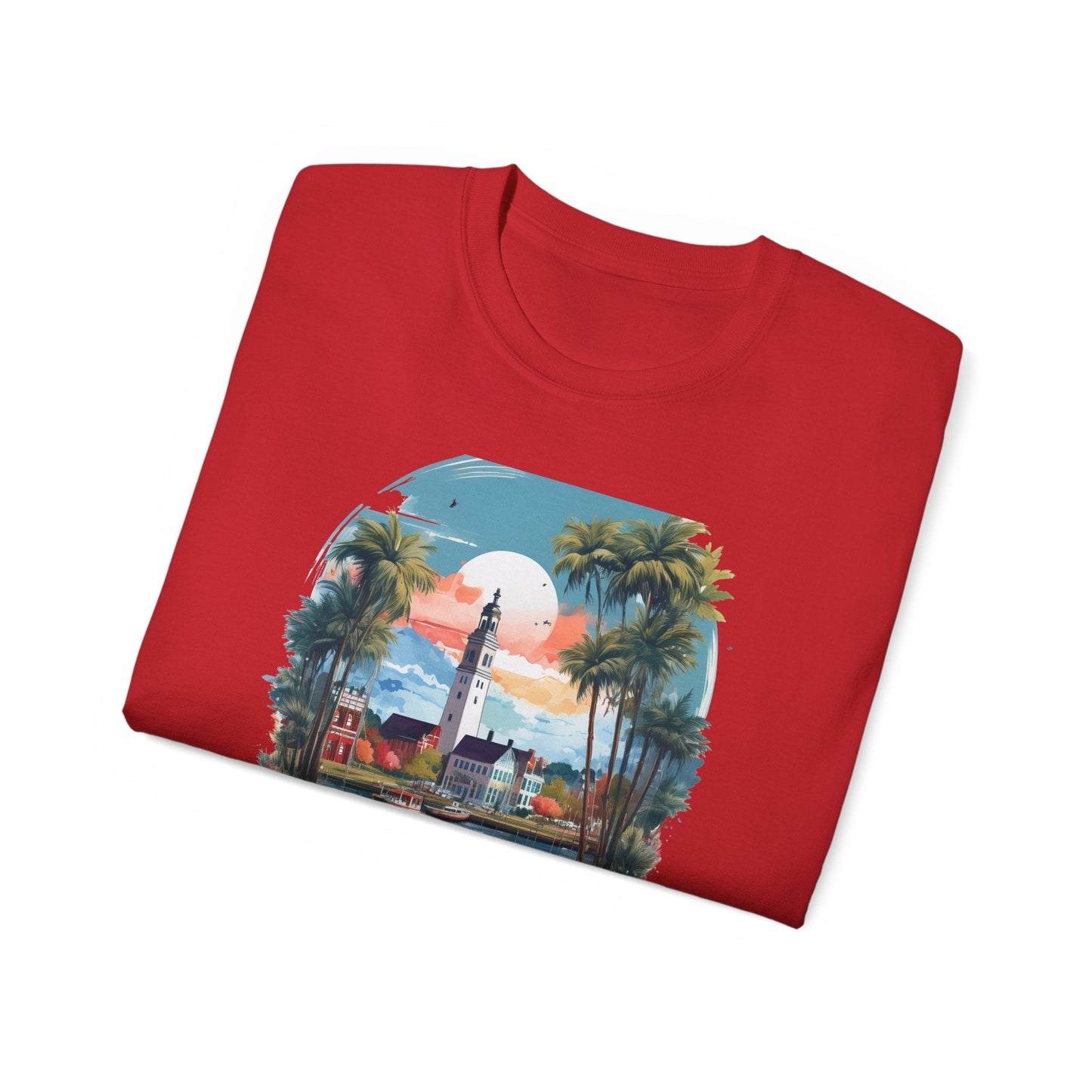Delaware Graphic Unisex Cotton T‑Shirt 2