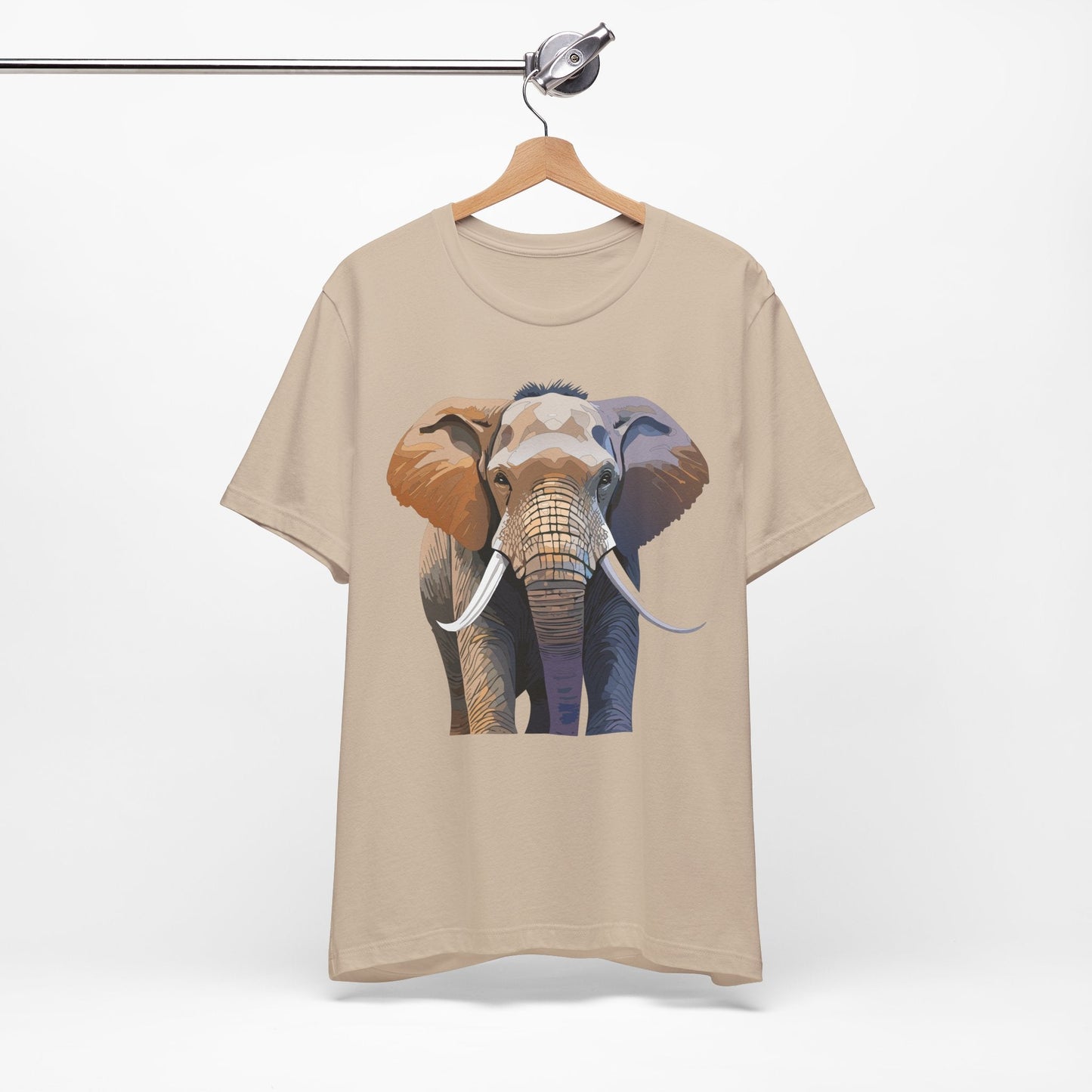 Unisex Animal Art Design Tee Shirt With Wildlife Animals Short Sleeve Everyday Comfort