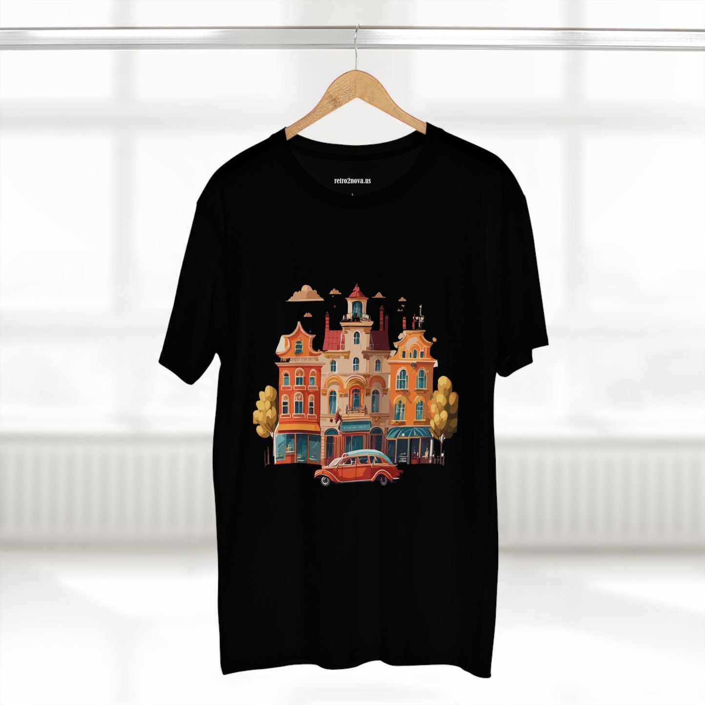 Retro Car Shirts Vintage Car Shirts RC22 Unisex Premium Cotton Tee With Original Art Design