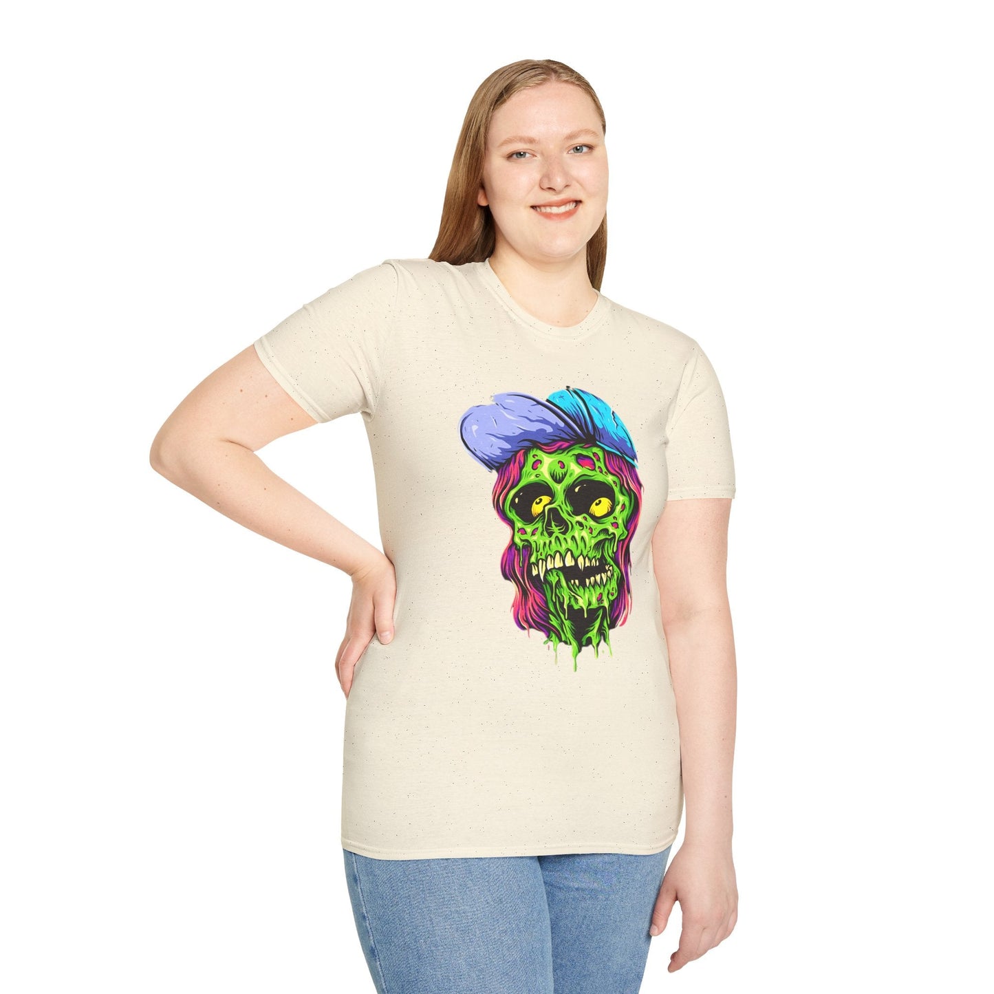 Skull Graphic Unisex Cotton T-shirt with Skeleton Artwork Design 27