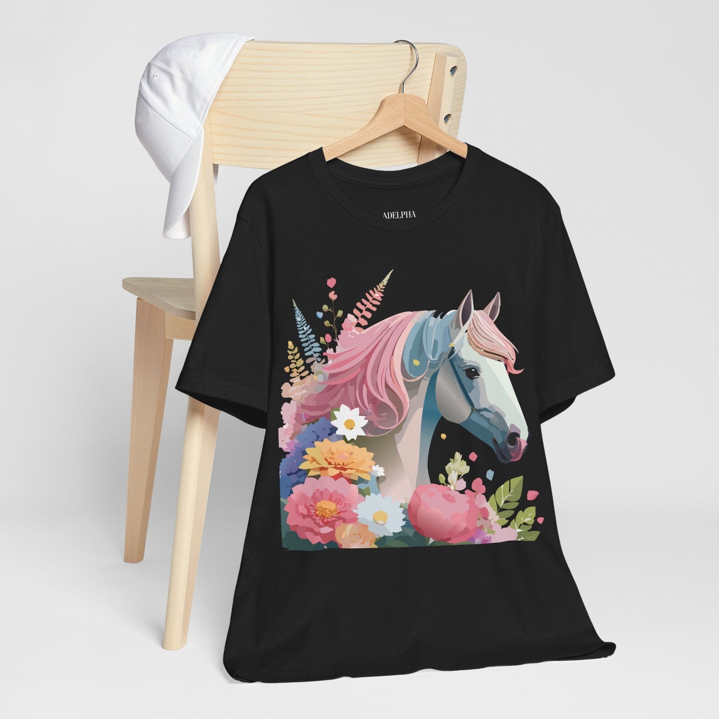 Horse Graphic Unisex 100 Cotton Vintage Animal Art T-Shirt 3