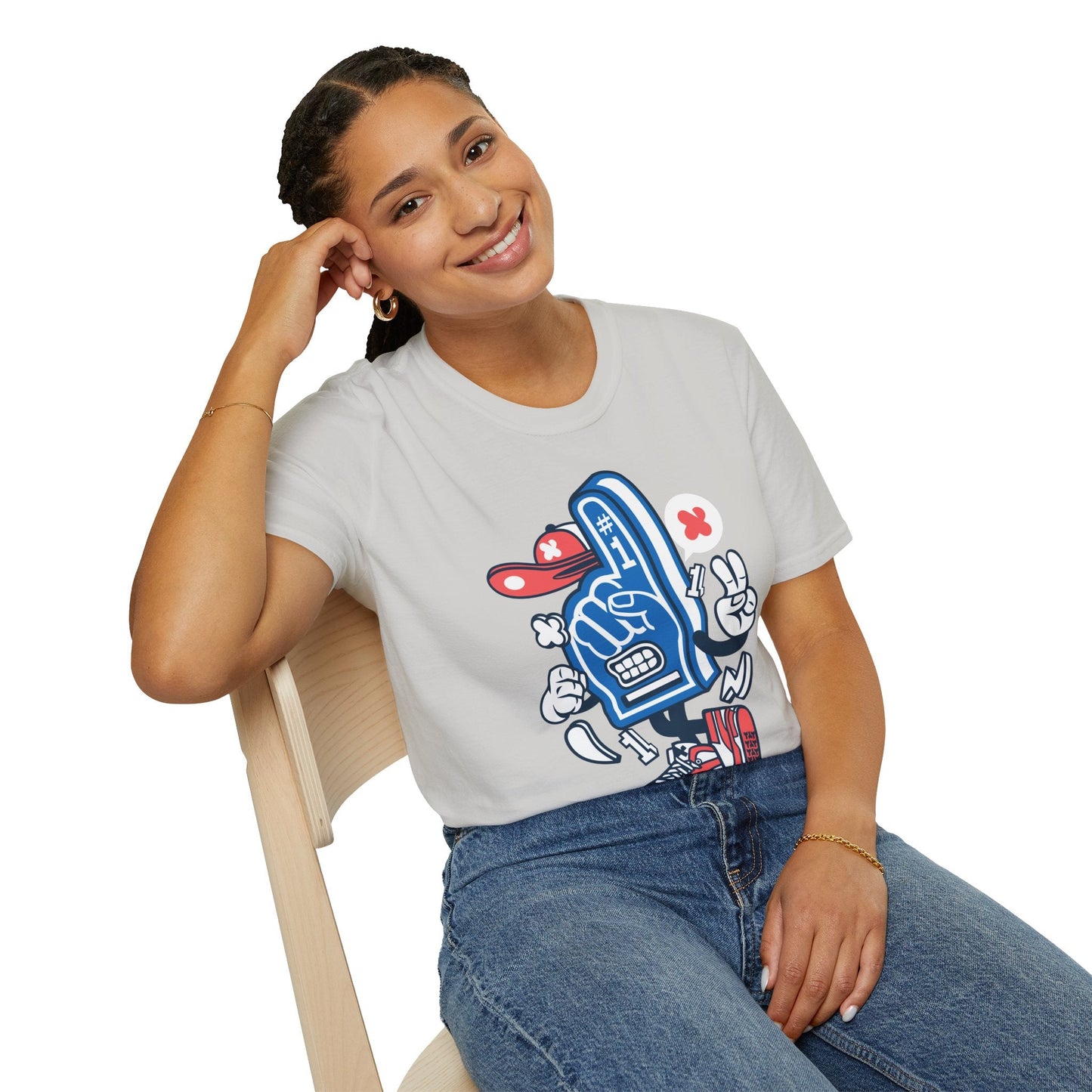 Cartoon T Shirt Animation Tee Unisex Funny Tee Gildan Softstyle 64000 100 Percent Ring Spun Cotton