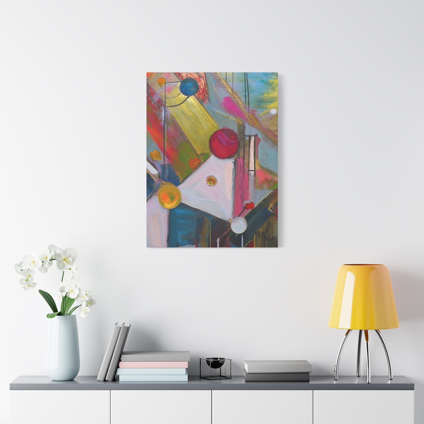 Abstract Oil Painting Print Canvas 20x24,20x30,24x30 24x32,24x36,30x40 32x48,36x48,40x60 Pine-Wood Inner Frame ABS-167