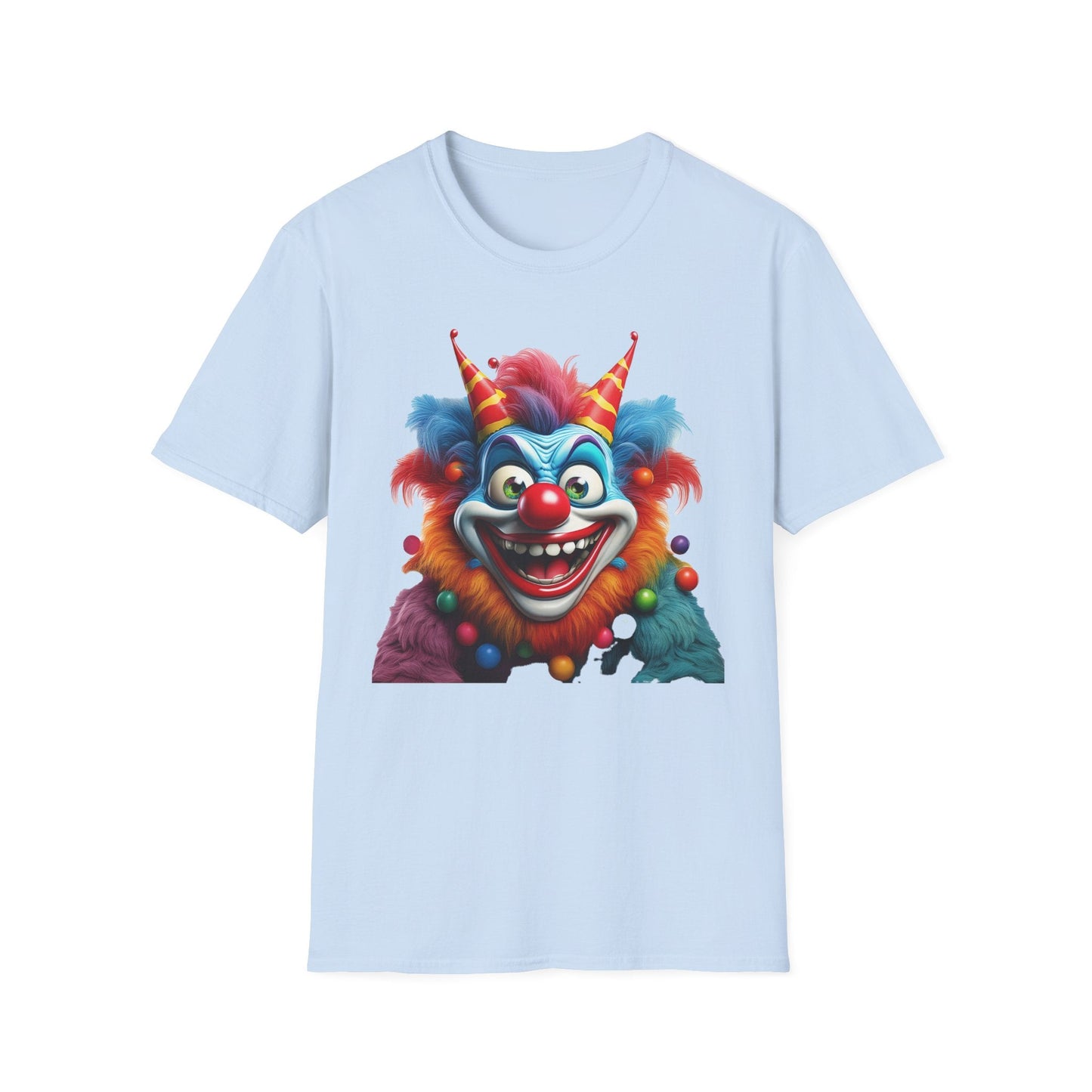 Clown Shirt For Men And Women Funny Circus Tee Scary Man Shirt Unisex Softstyle Tee