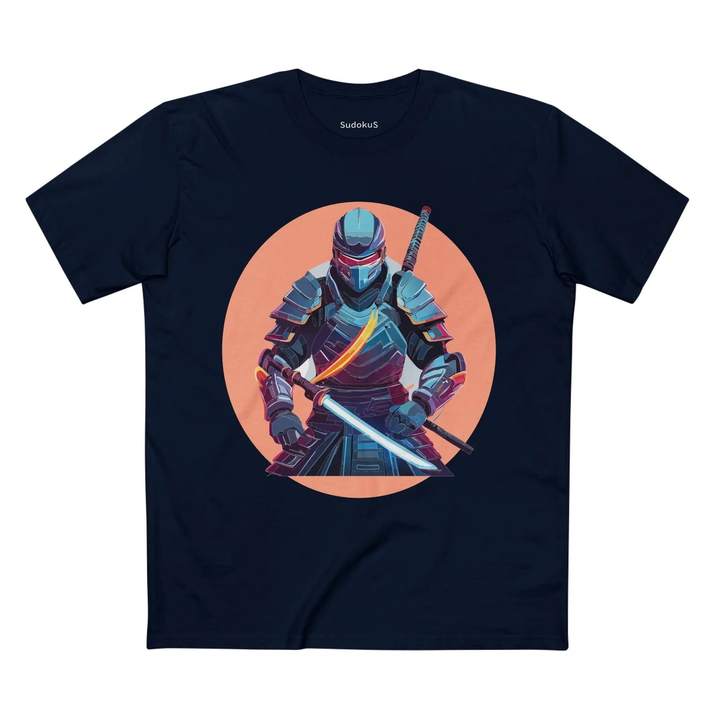 Samurai Graphic Unisex 100 Cotton Staple Tee 9