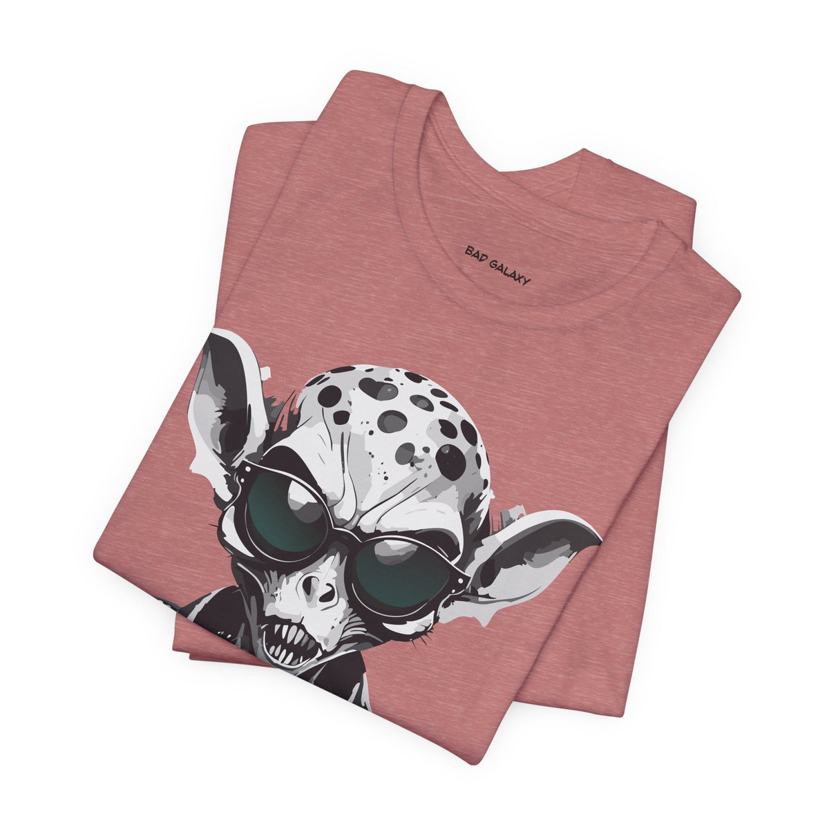 Alien Graphic Unisex Cotton Bella+Canvas Tee with Art Design b61
