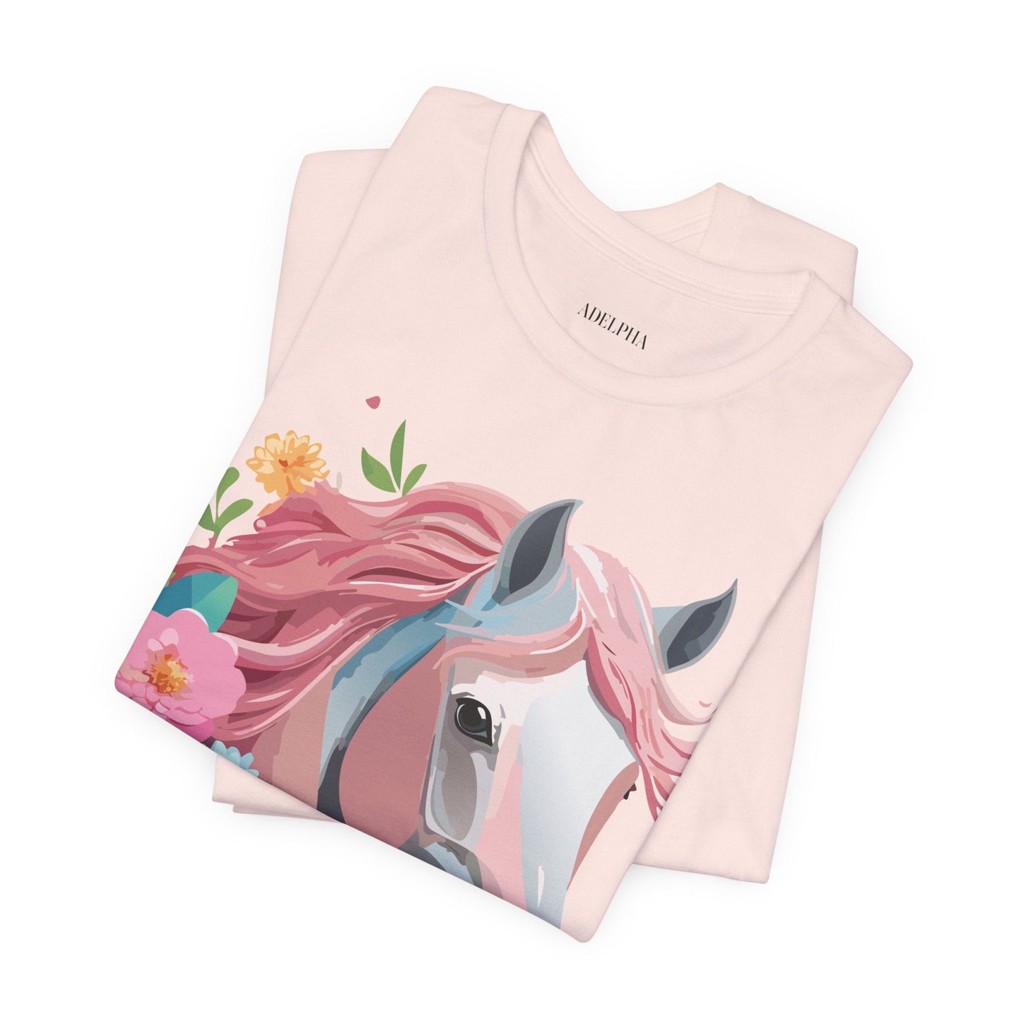 Horse Graphic Unisex 100 Cotton Vintage Animal Art T-Shirt 1