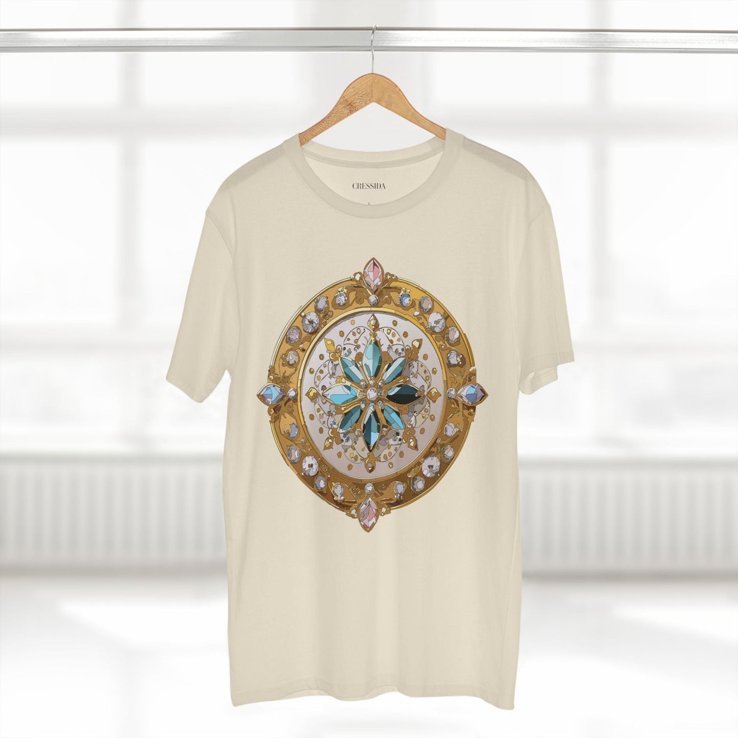 Medallion Graphic T-Shirt Unisex 100 Cotton With Gold Art Design Medal Tee 10