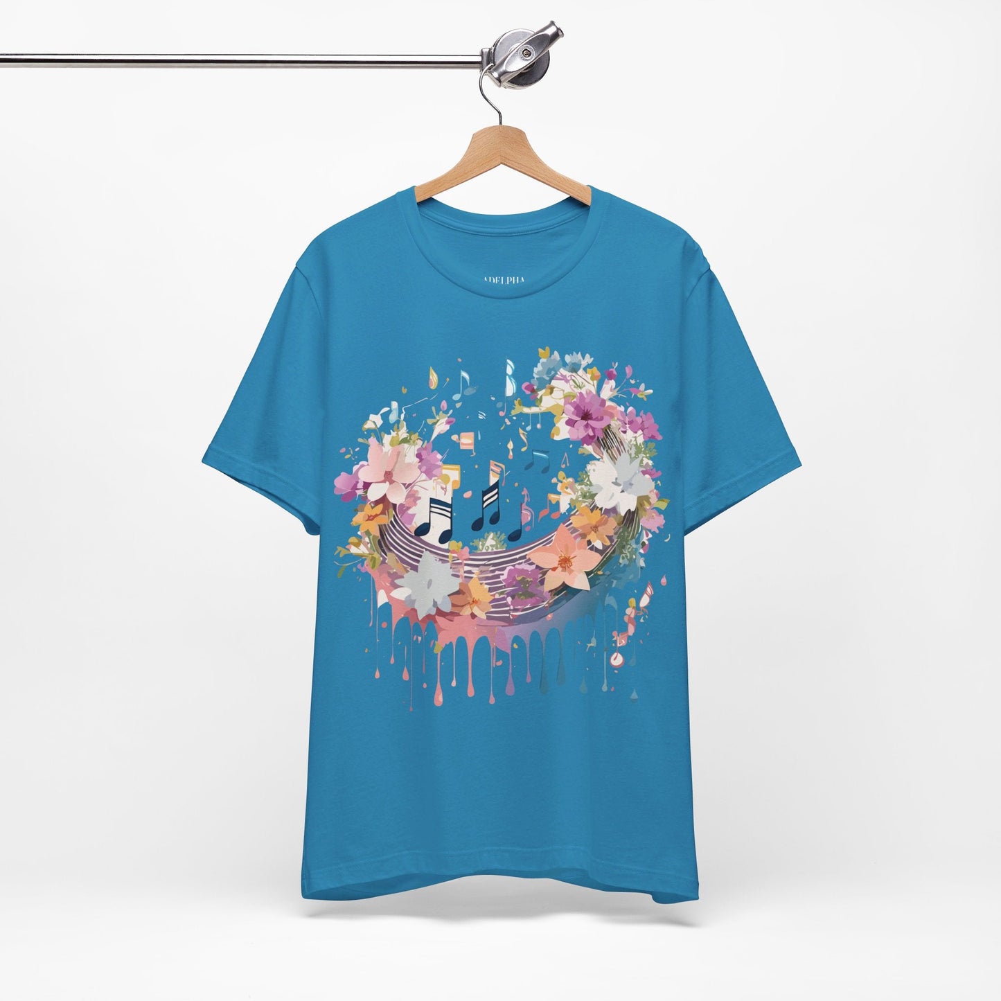 Adelpha Music T Shirt Unisex Graphic Tee With Vintage Inspired Artwork Short Sleeve