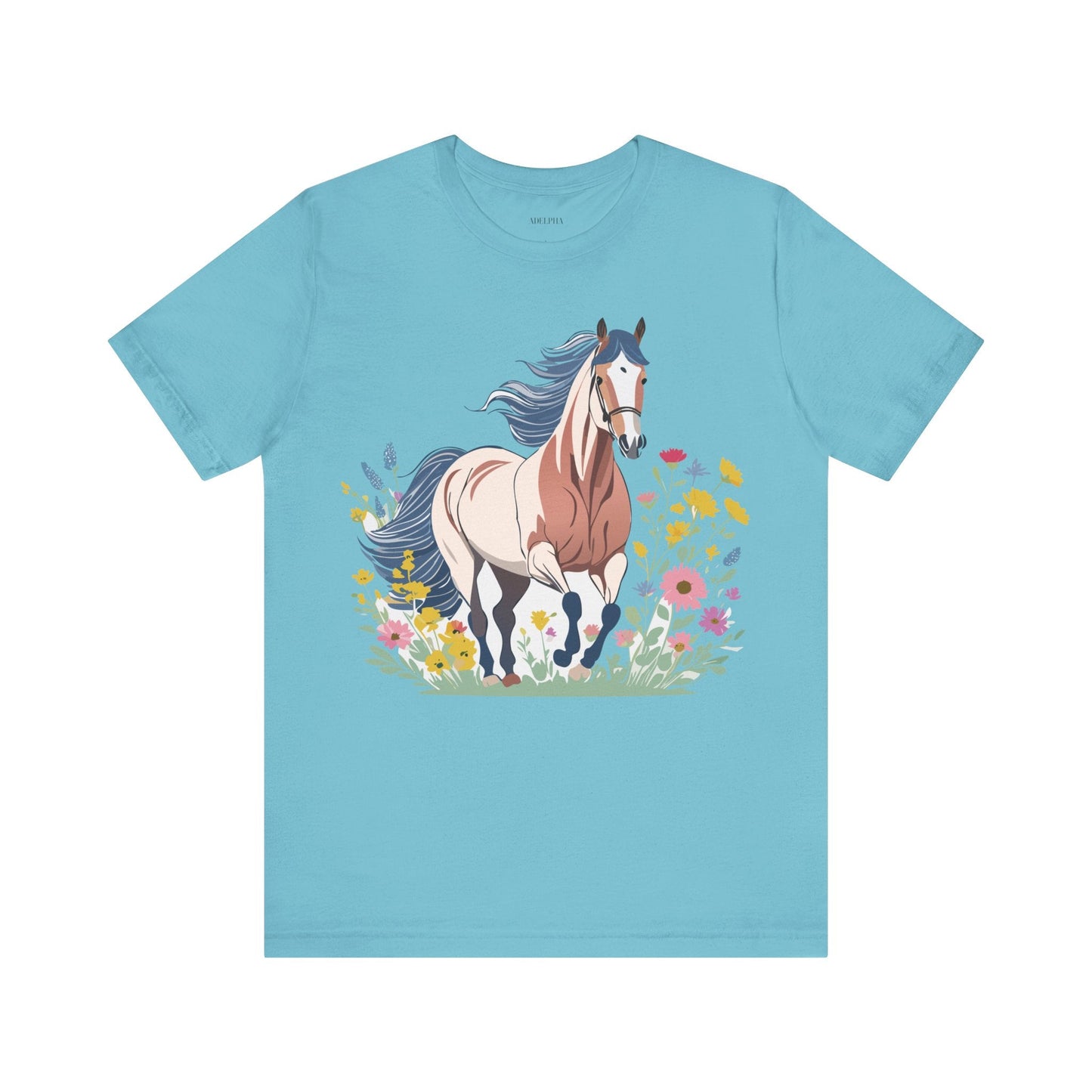 Horse Graphic Unisex 100 Cotton Vintage Animal Art T-Shirt 11