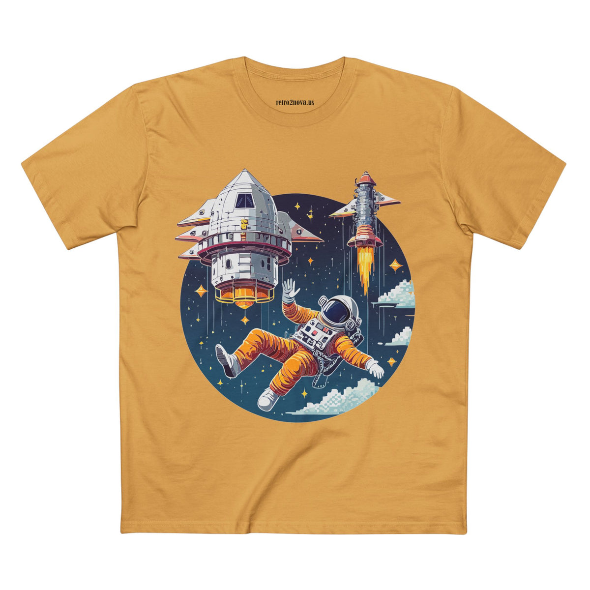 Cosmos Astronaut Graphic Tee Staple Unisex 100 Cotton Tee Shirt - CS-4