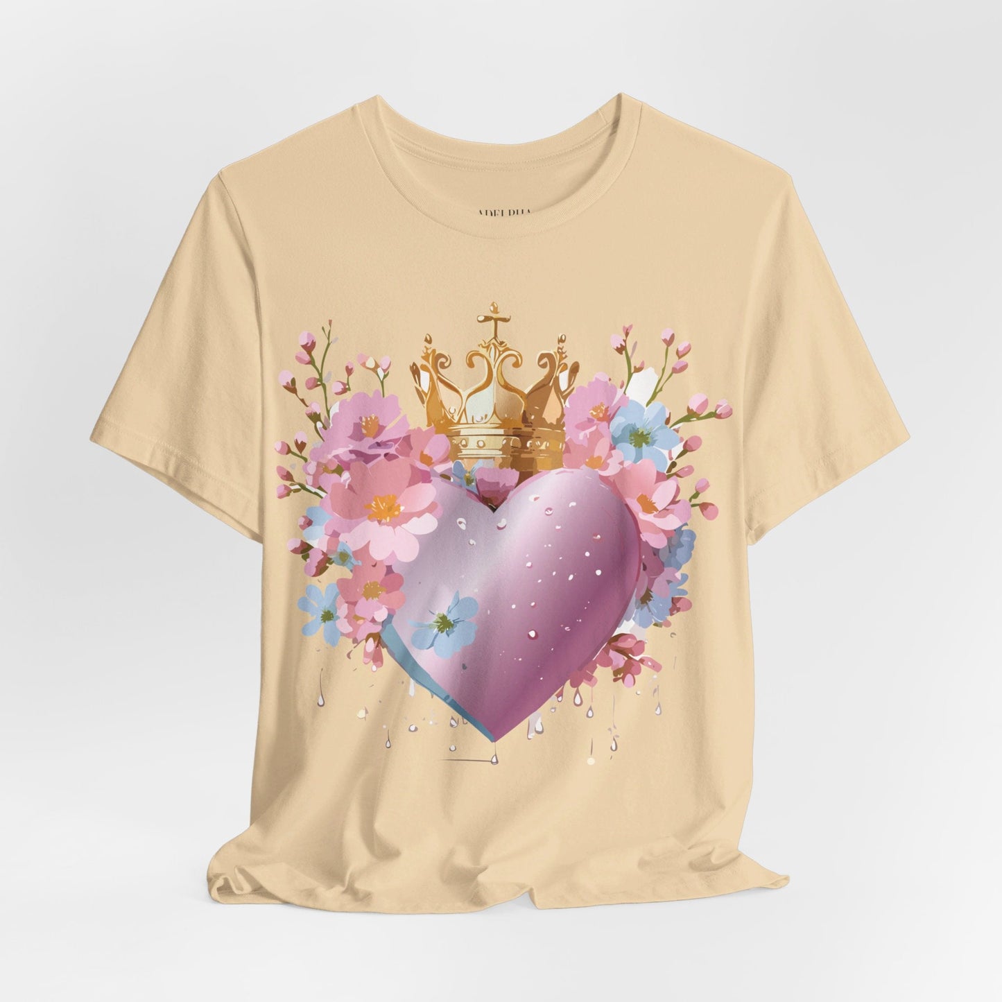 Valentine Graphic Tee Unisex Jersey Short Sleeve By Adelpha Vintage Inspired Artwork