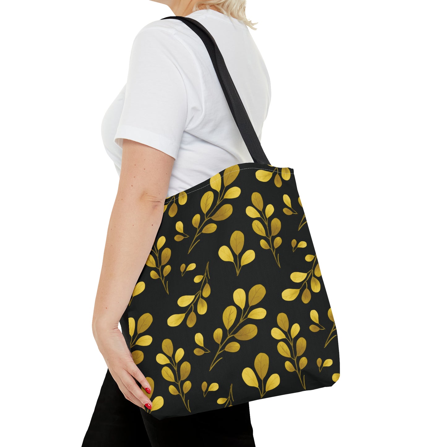 Canvas Bag with Floral Prints