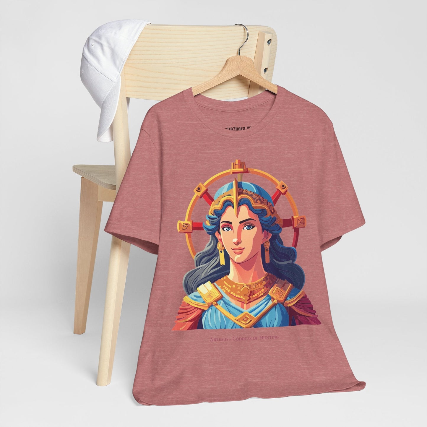 Artemis Goddess Shirt Unisex Graphic Tee Vintage Inspired Artwork by Retro2Nova Collection